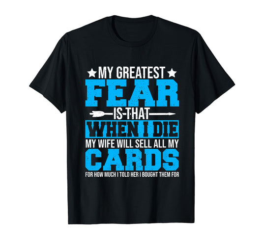 Baseball Card Collector Sport Card T-Shirt - Fun Novelty Design for Adults - T-Shirt, Sweatshirt, Hoodie