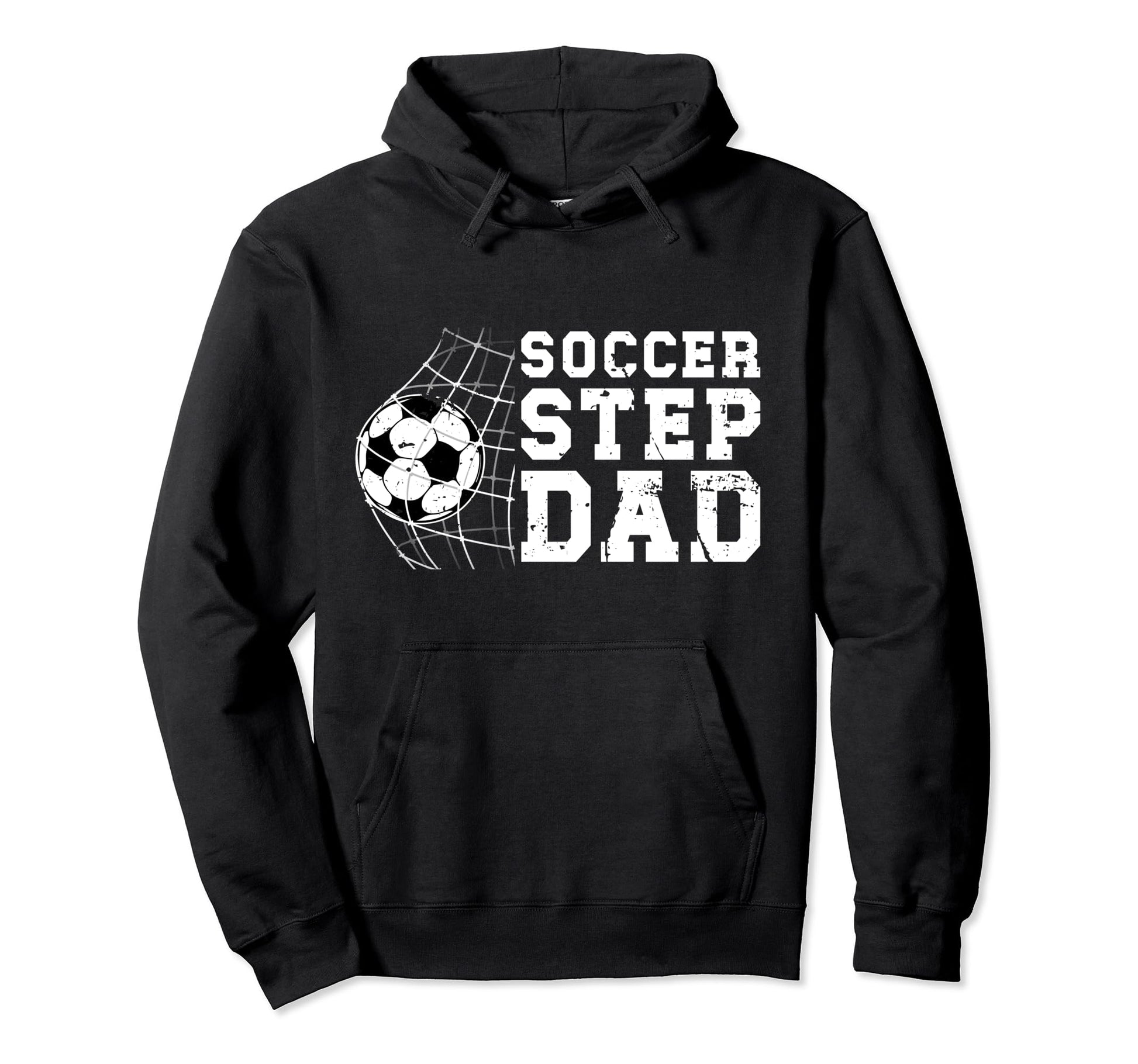 Soccer Step Dad Soccer Player Hoodie - Custom Art Print for Adults - T-Shirt, Sweatshirt, Hoodie