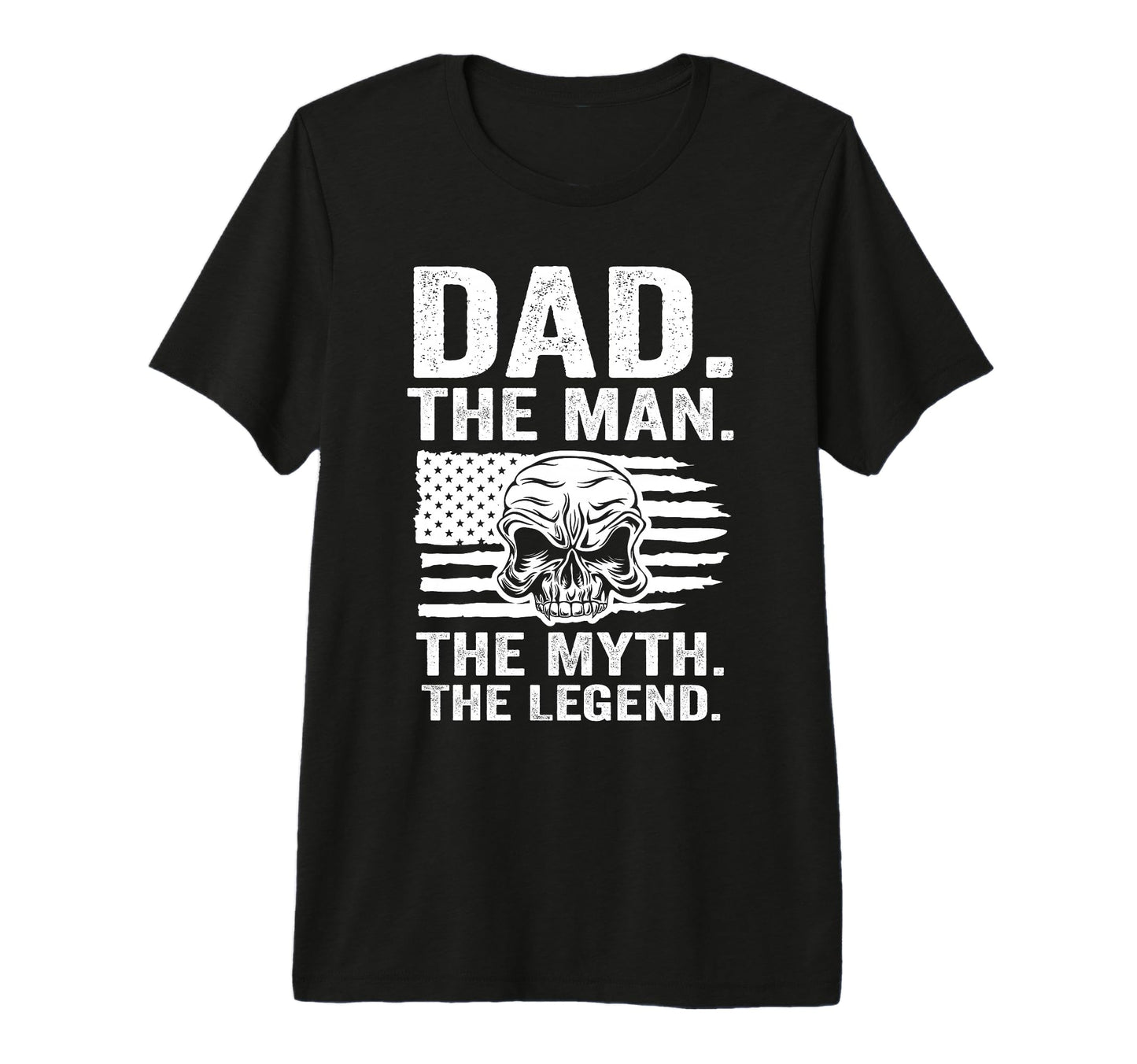Dad Myth Legend Dad Tri Blend T-Shirt - Trendy Graphic for Adults - T-Shirt, Sweatshirt, Hoodie