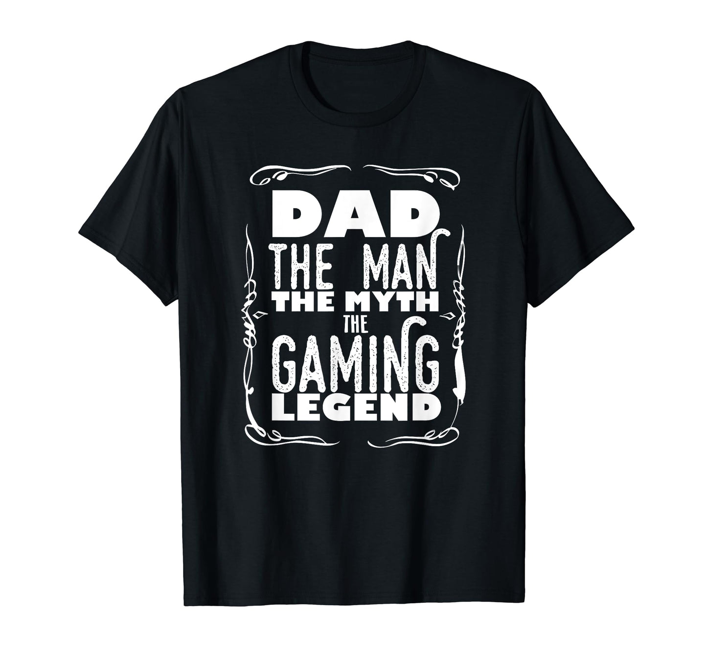 Dad Myth Gaming Legend Funny T-Shirt - Minimalist Print for Adults - T-Shirt, Sweatshirt, Hoodie