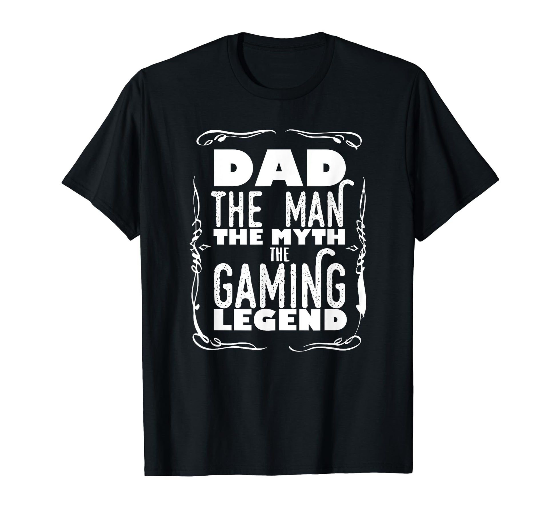 Dad Myth Gaming Legend Funny T-Shirt - Minimalist Print for Adults - T-Shirt, Sweatshirt, Hoodie