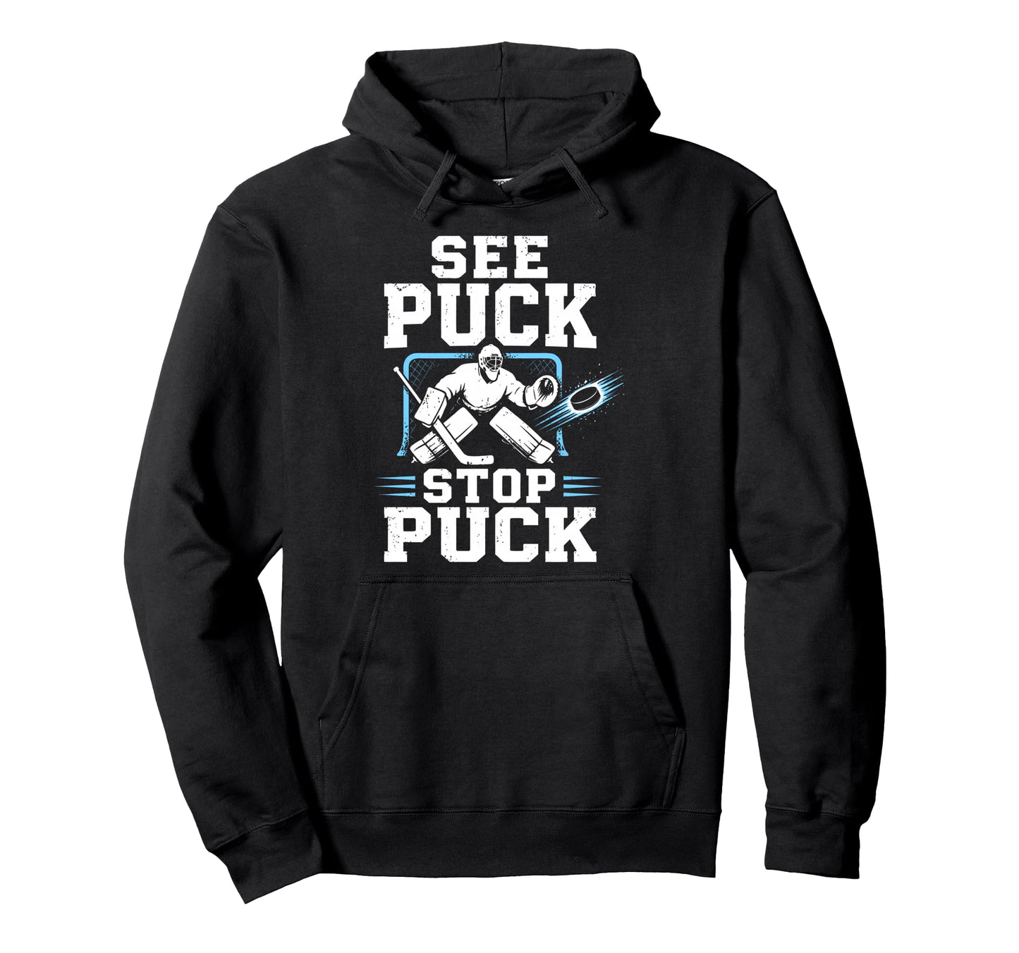 Ice Hockey Goalkeeper Team Goalie Hoodie - Aesthetic Graphic Unisex - T-Shirt, Sweatshirt, Hoodie