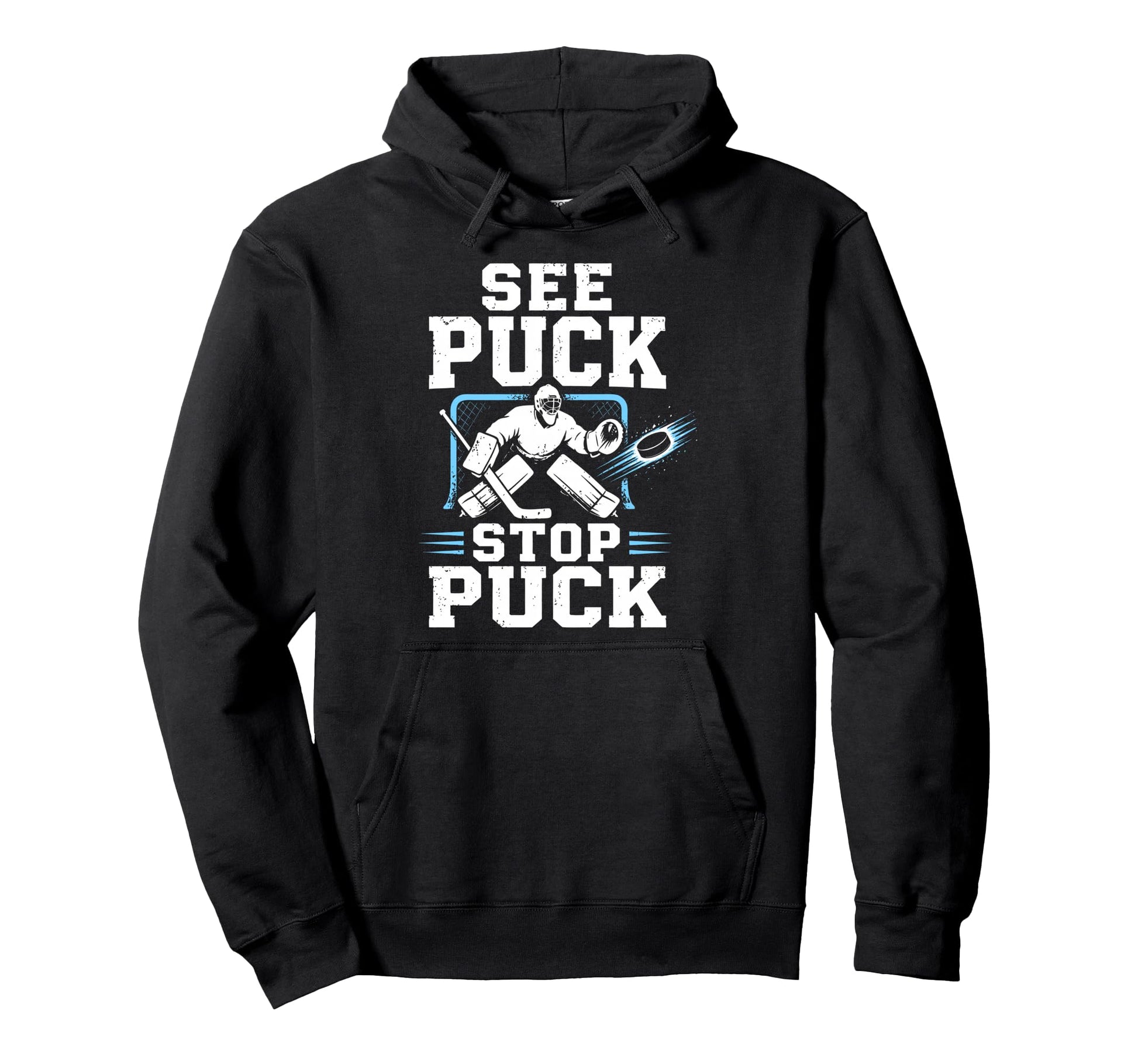 Ice Hockey Goalkeeper Team Goalie Hoodie - Aesthetic Graphic Unisex - T-Shirt, Sweatshirt, Hoodie