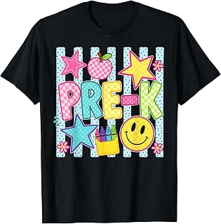 Striped Preppy Preschool Back to School Teacher Girl Kids T-Shirt Unisex T-shirt, Sweatshirt, Hoodie, Long Sleeve Tee - T-Shirt, Sweatshirt, Hoodie