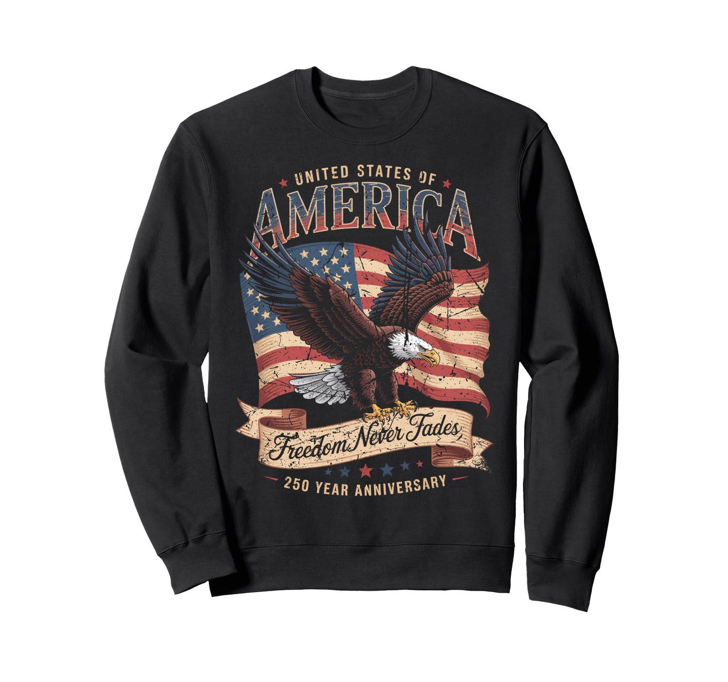 United States Anniversary American T-Shirt - Custom Art Print for Adults - T-Shirt, Sweatshirt, Hoodie