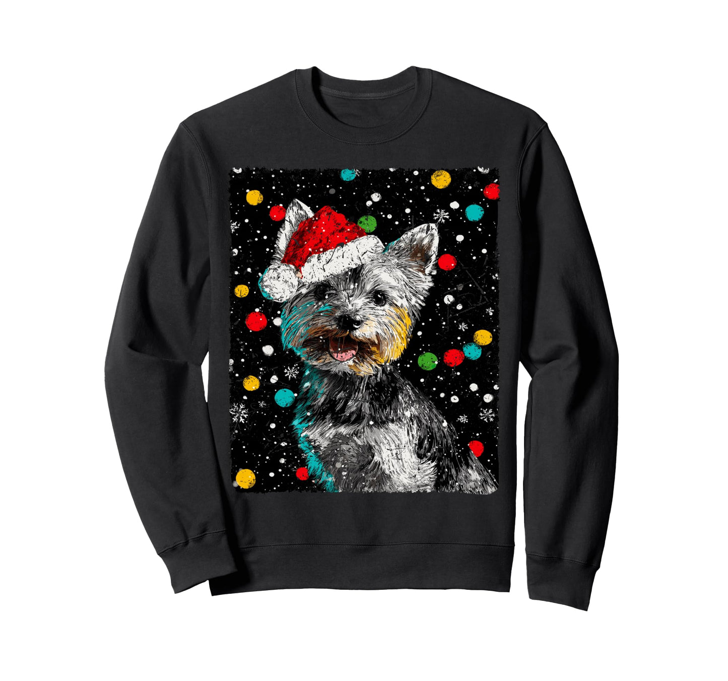 Pop Art Yorkie It Sweatshirt - Trendy Graphic Unisex - T-Shirt, Sweatshirt, Hoodie
