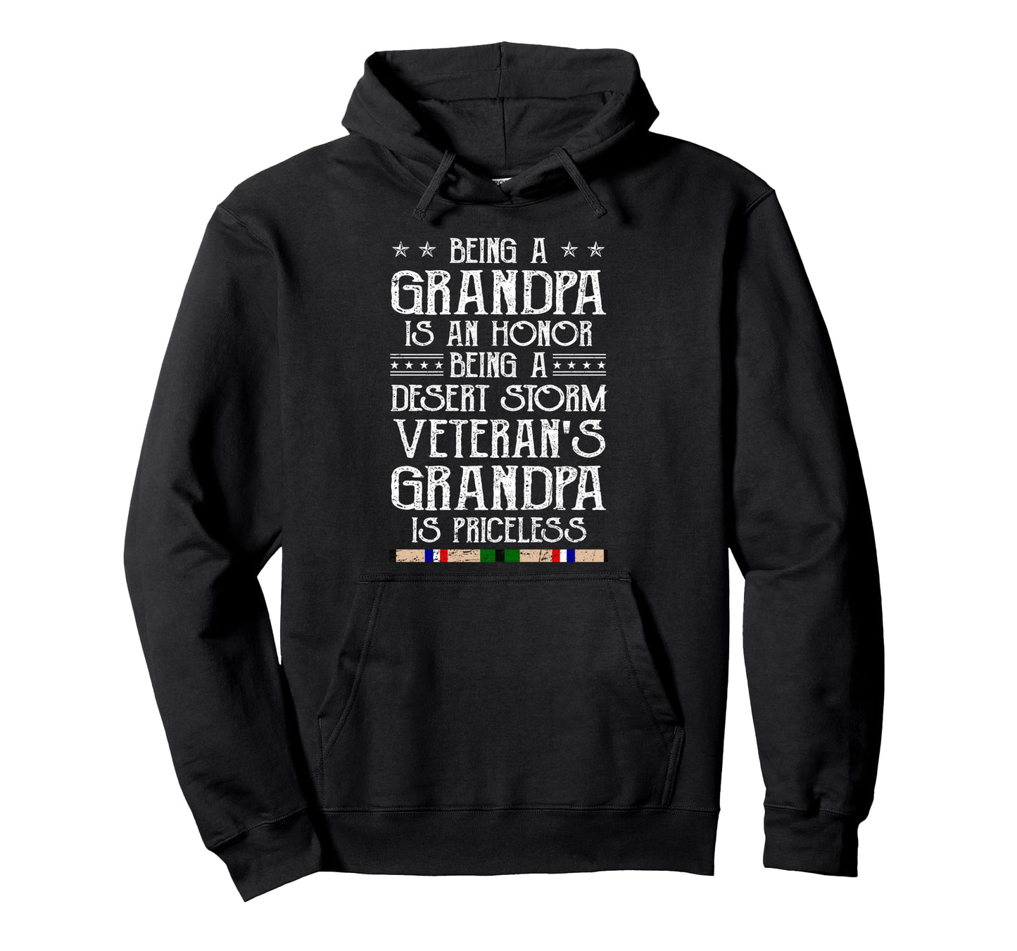 Proud Desert Storm Veteran Grandpa Gulf War Hoodie - Graphic Print Unisex - T-Shirt, Sweatshirt, Hoodie