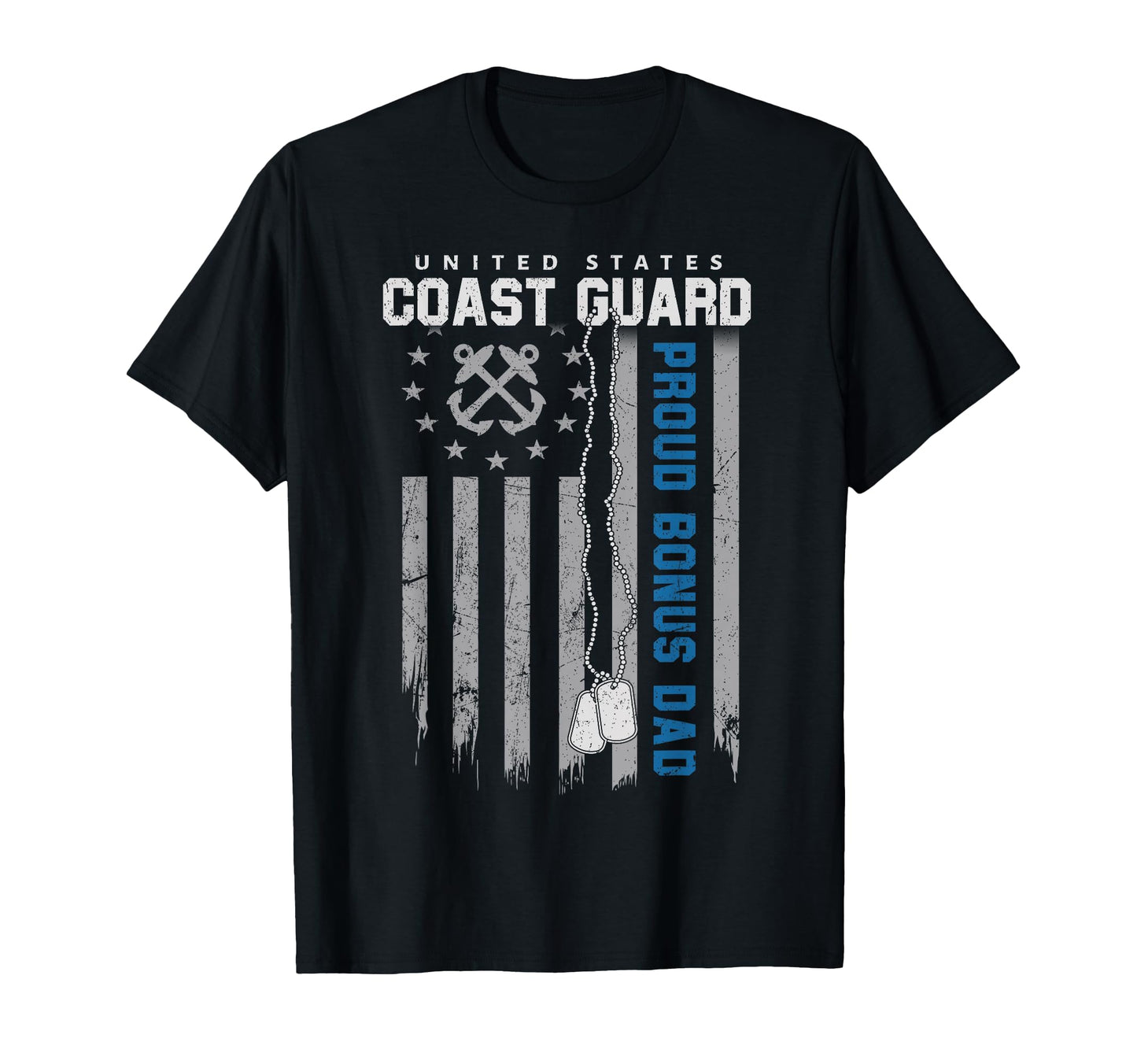 Proud Coast Guard Bonus Dad Us Coastie T-Shirt - Minimalist Print Unisex - T-Shirt, Sweatshirt, Hoodie