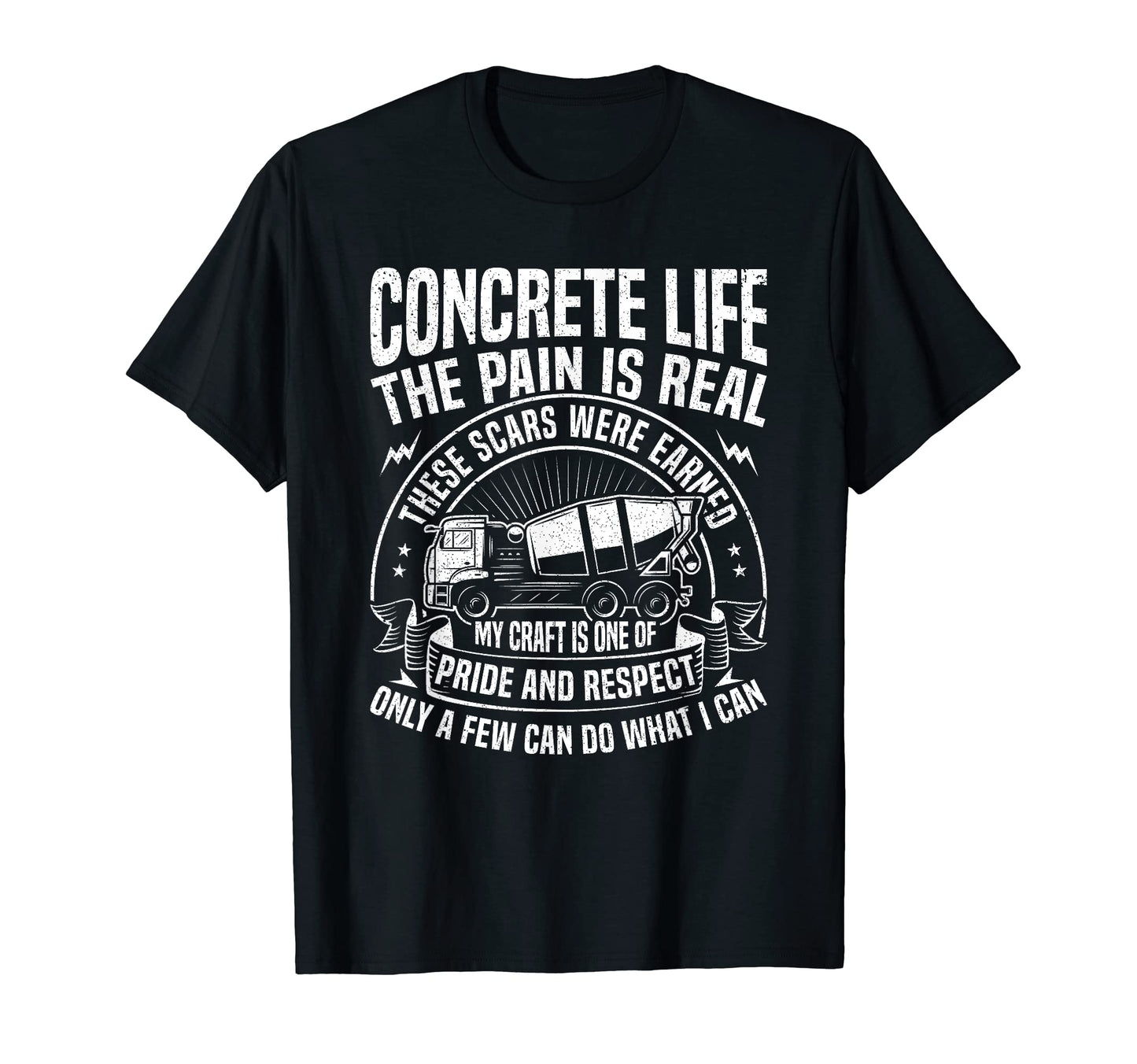 Mens Concrete Finisher Cement T-Shirt - Casual Everyday Wear Unisex - T-Shirt, Sweatshirt, Hoodie