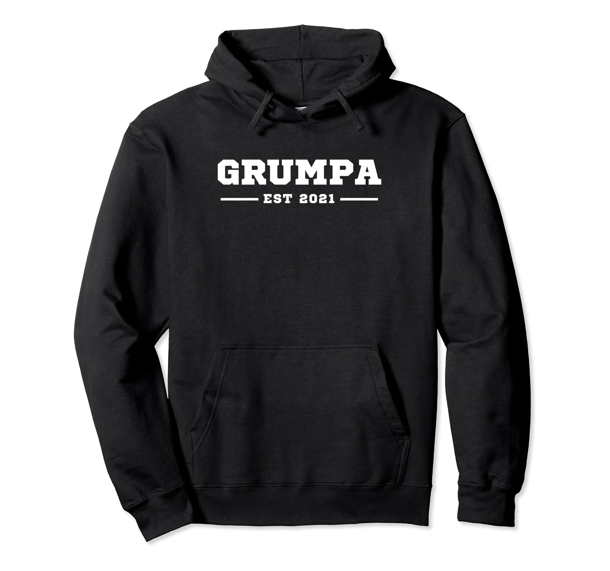 Funny Grandpa Soon To Be Grumpa Est Hoodie - Trendy Graphic for Adults - T-Shirt, Sweatshirt, Hoodie