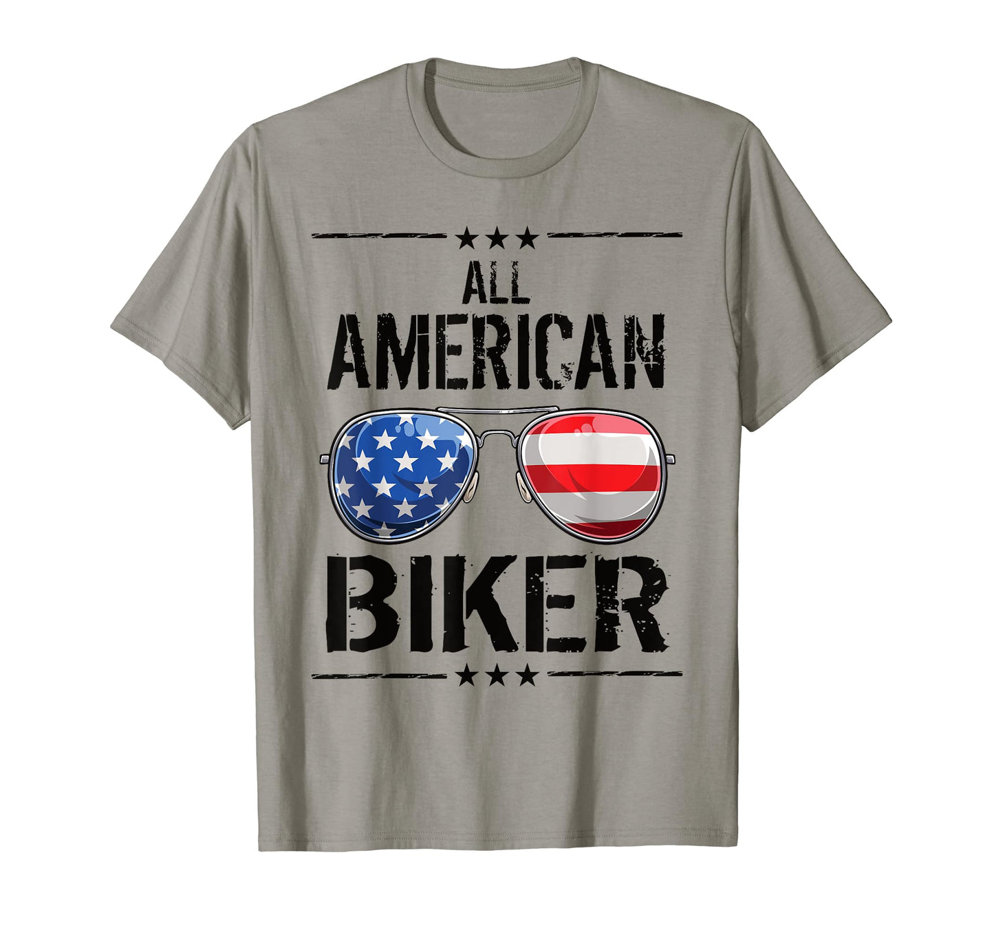 All American Biker 4Th July T-Shirt - Aesthetic Graphic Men Women - T-Shirt, Sweatshirt, Hoodie