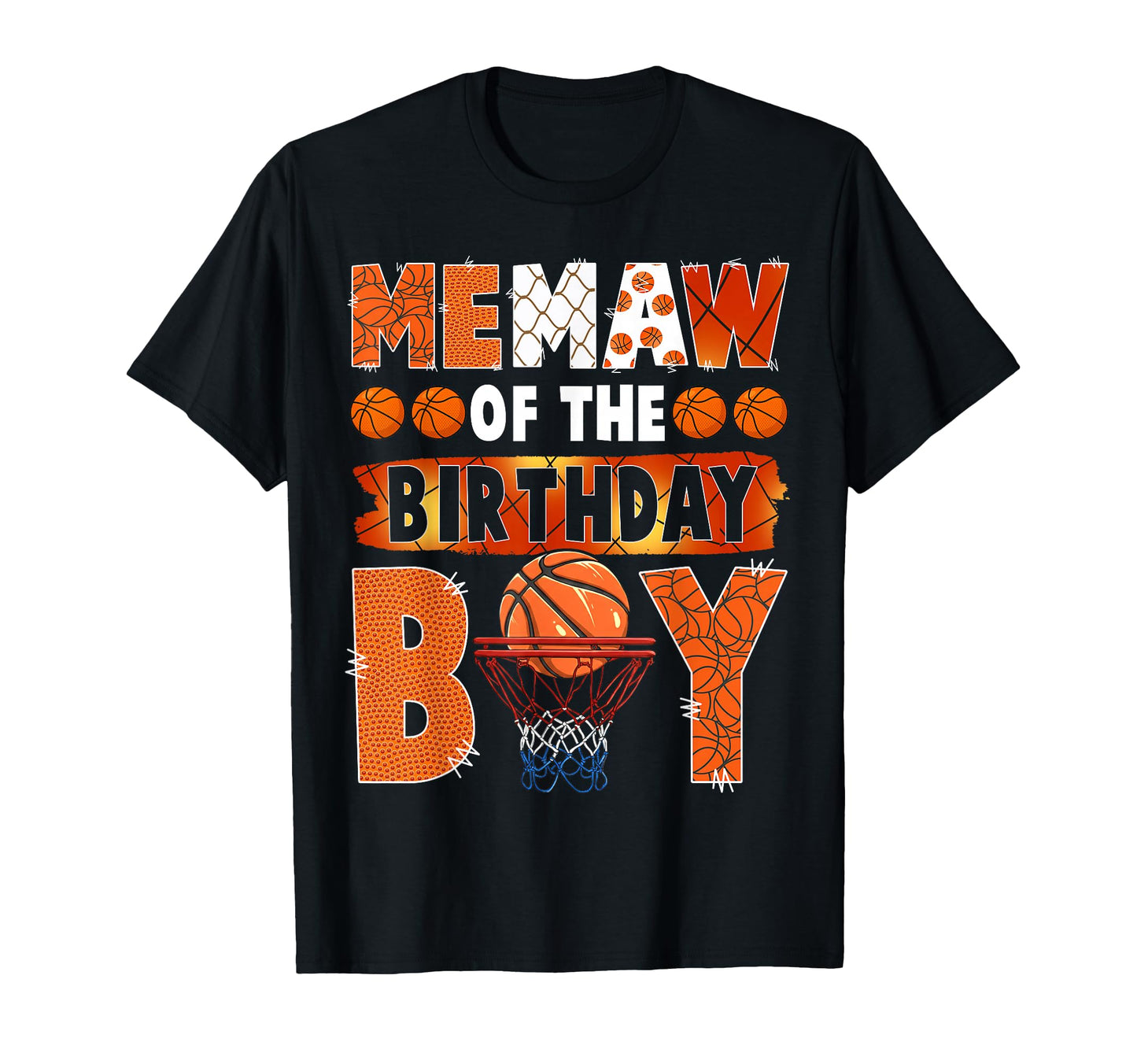 Memaw Birthday Basketball Lover T-Shirt - Casual Everyday Wear for Adults - T-Shirt, Sweatshirt, Hoodie