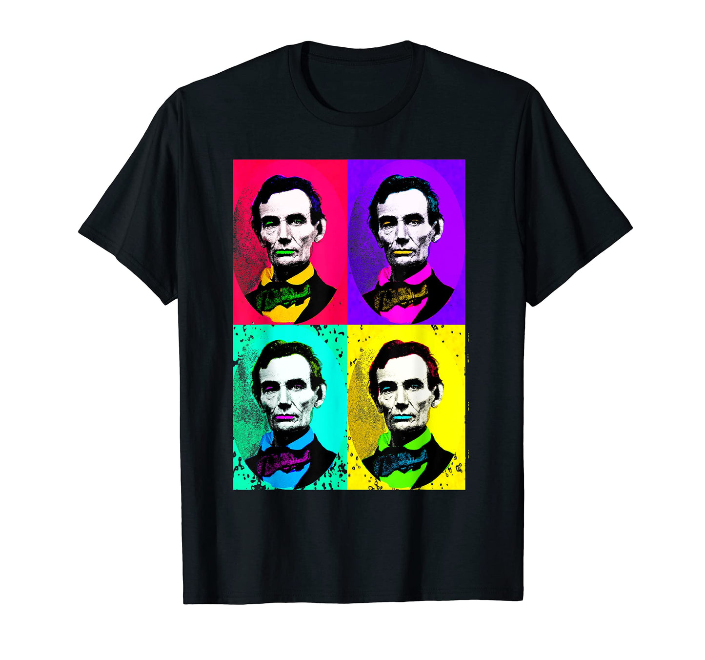 Abraham Lincoln 1858 Pop Art T-Shirt - Fun Novelty Design for Adults - T-Shirt, Sweatshirt, Hoodie