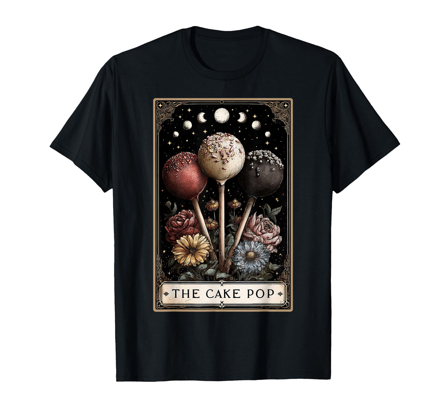 Cake Pop Cake Pops Tarot Card T-Shirt - Aesthetic Graphic for Adults - T-Shirt, Sweatshirt, Hoodie