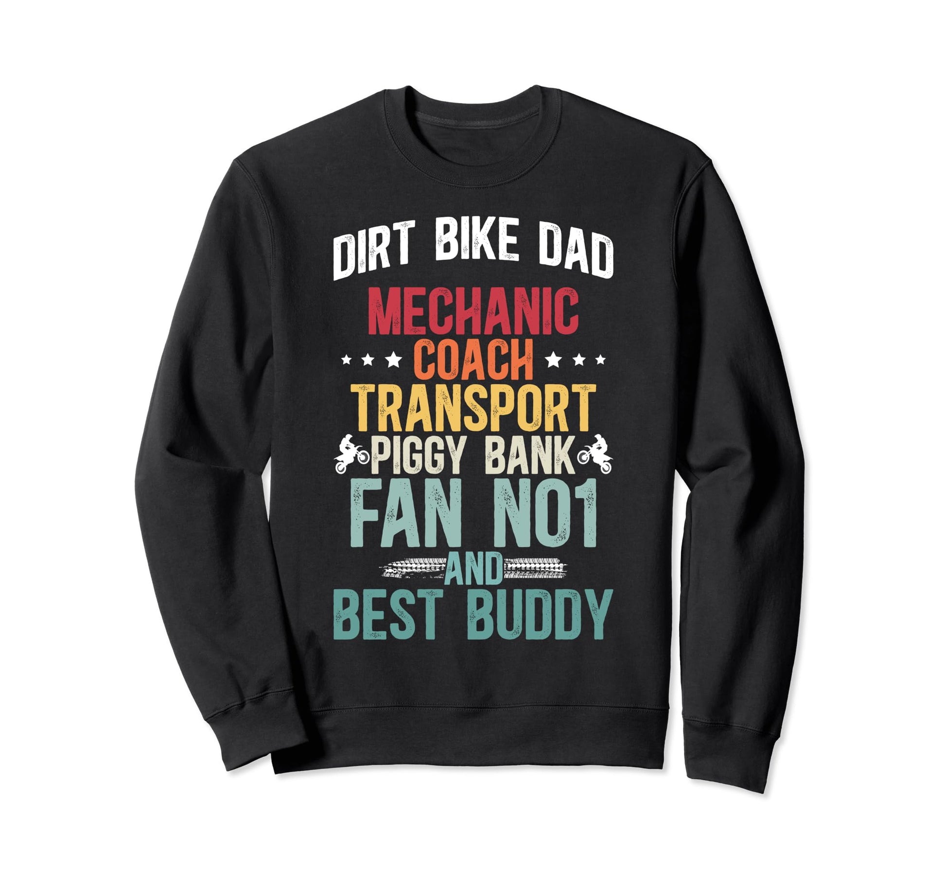 Dirt Bike Dad Definition Dad Sweatshirt - Aesthetic Graphic for Adults - T-Shirt, Sweatshirt, Hoodie