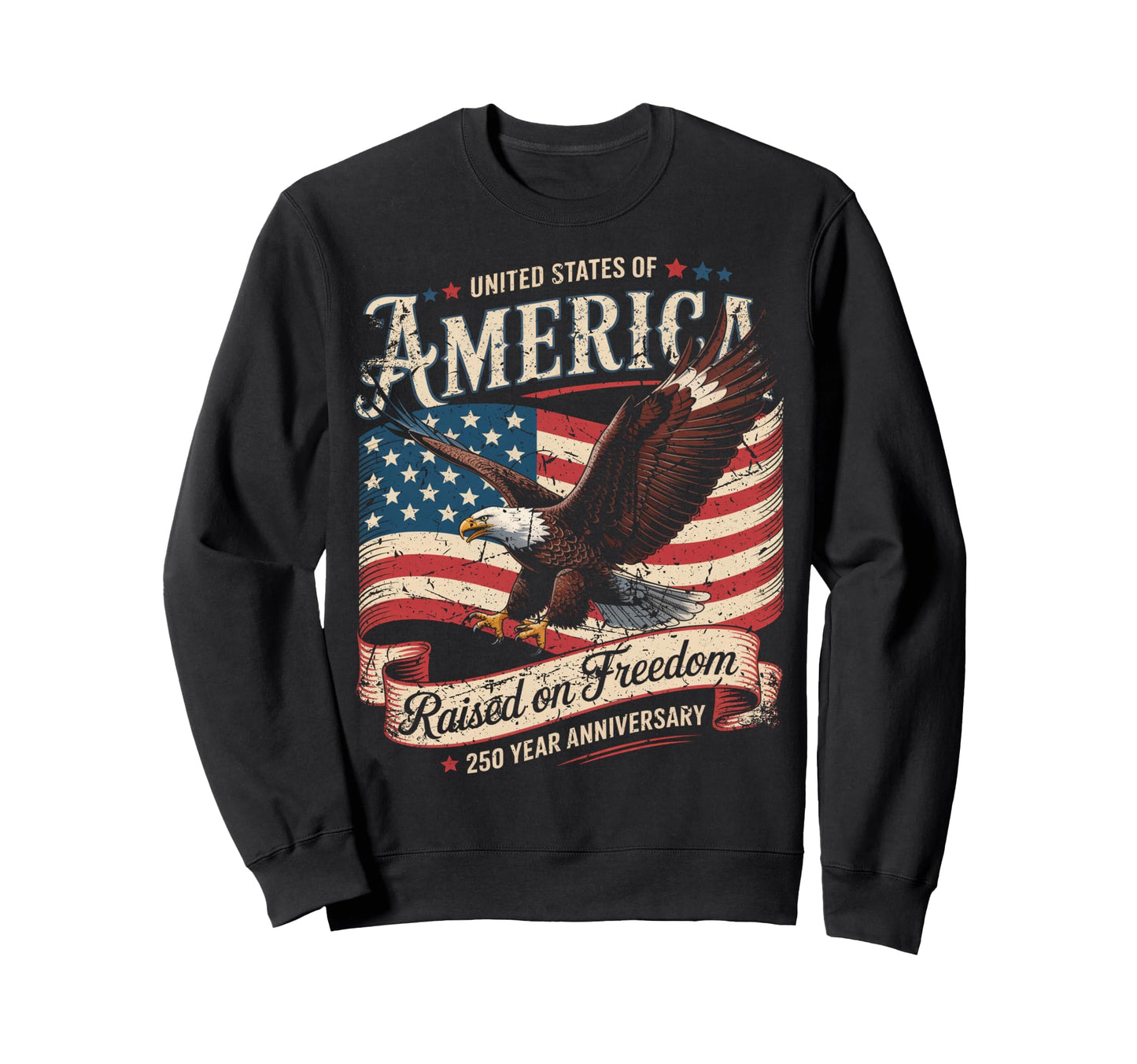 Mens Womens 250Th Anniversary America Sweatshirt - Novelty Apparel Unisex - T-Shirt, Sweatshirt, Hoodie