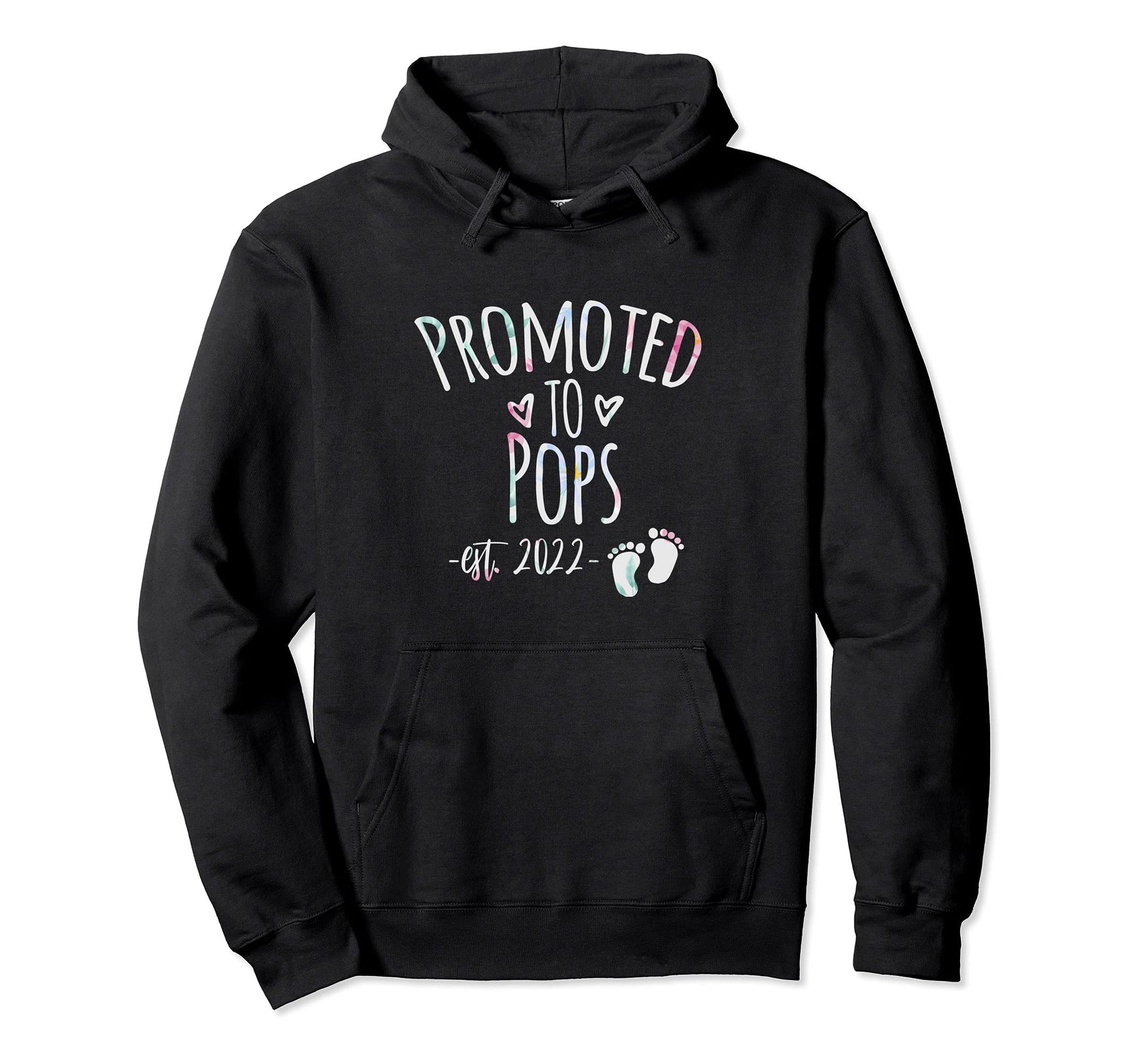 Promoted To Pops 2022 Grandpa Hoodie - Custom Art Print for Adults - T-Shirt, Sweatshirt, Hoodie