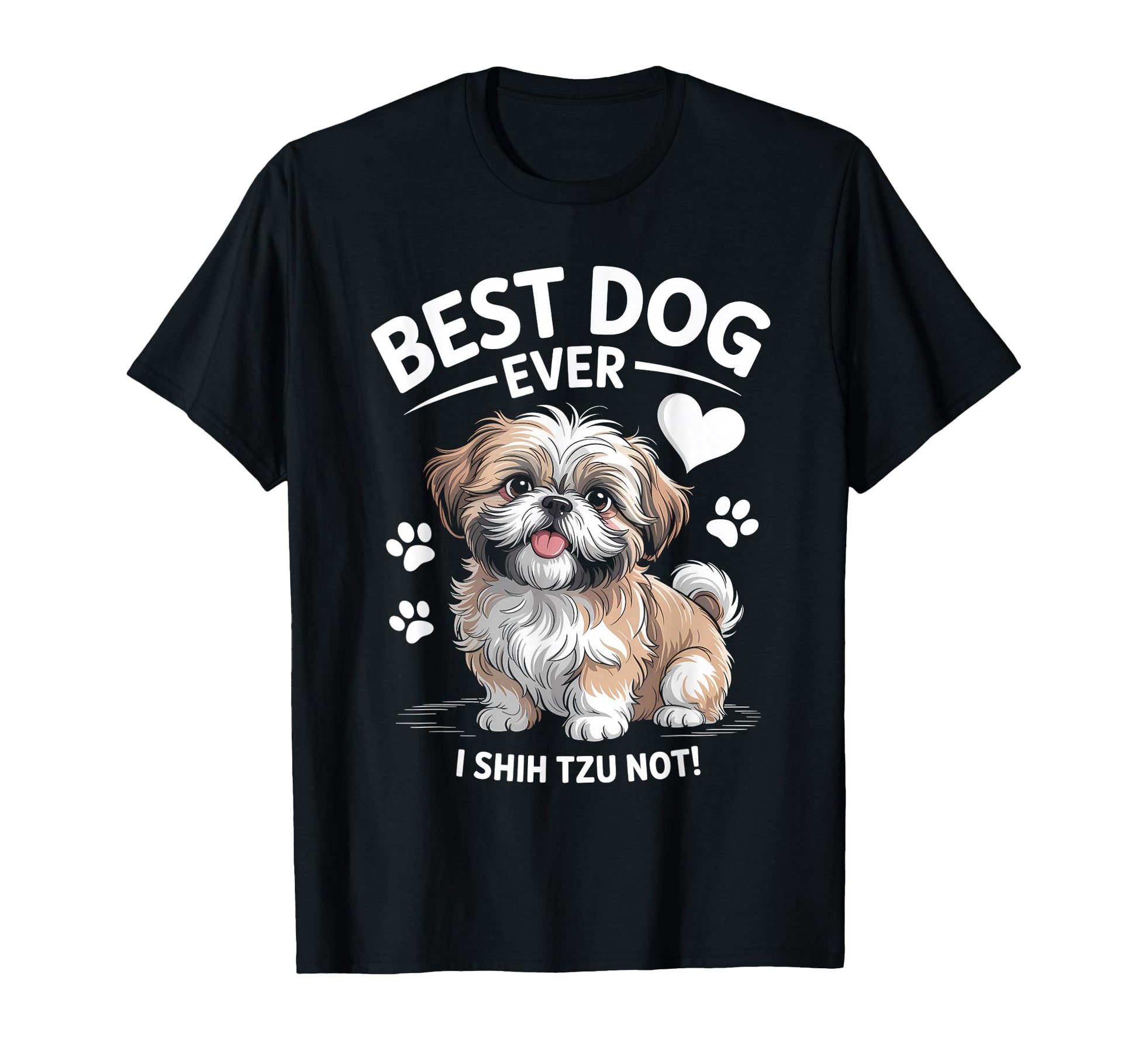 Shih Tzu Dad Shihtzu Mom Funny Dog Dad T-Shirt - Novelty Apparel Unisex - T-Shirt, Sweatshirt, Hoodie