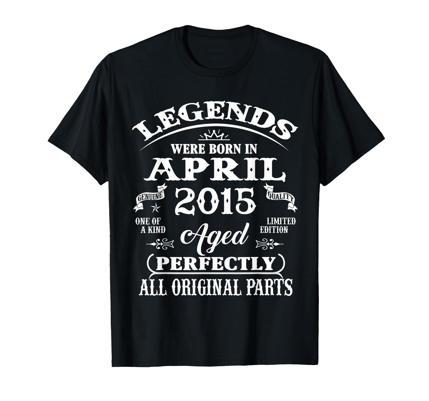 11Th Birthday Gift Legend Born April T-Shirt - Aesthetic Graphic Men Women - T-Shirt, Sweatshirt, Hoodie