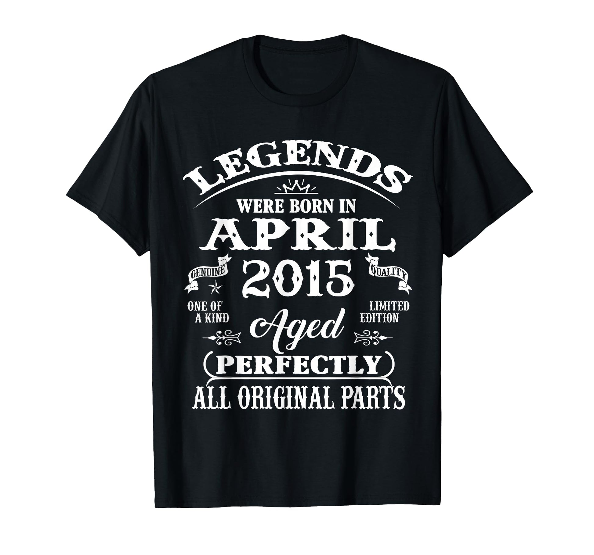 11Th Birthday Gift Legend Born April T-Shirt - Aesthetic Graphic Men Women - T-Shirt, Sweatshirt, Hoodie