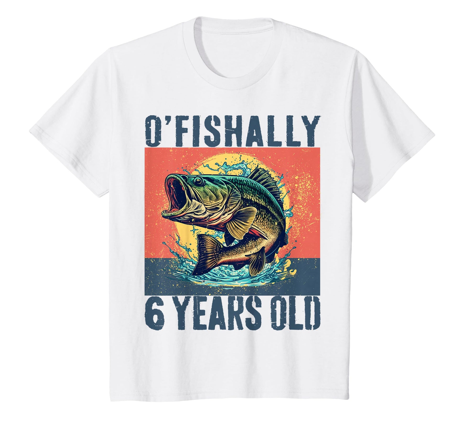 Ofishally 6 Years Old 2020 Fishing T-Shirt - Aesthetic Graphic Unisex - T-Shirt, Sweatshirt, Hoodie