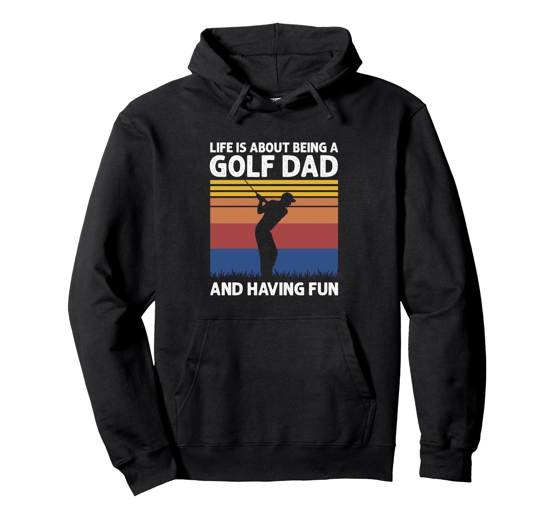 Golf Dad Life Swinging Fun Family And Hoodie - Aesthetic Graphic Unisex - T-Shirt, Sweatshirt, Hoodie