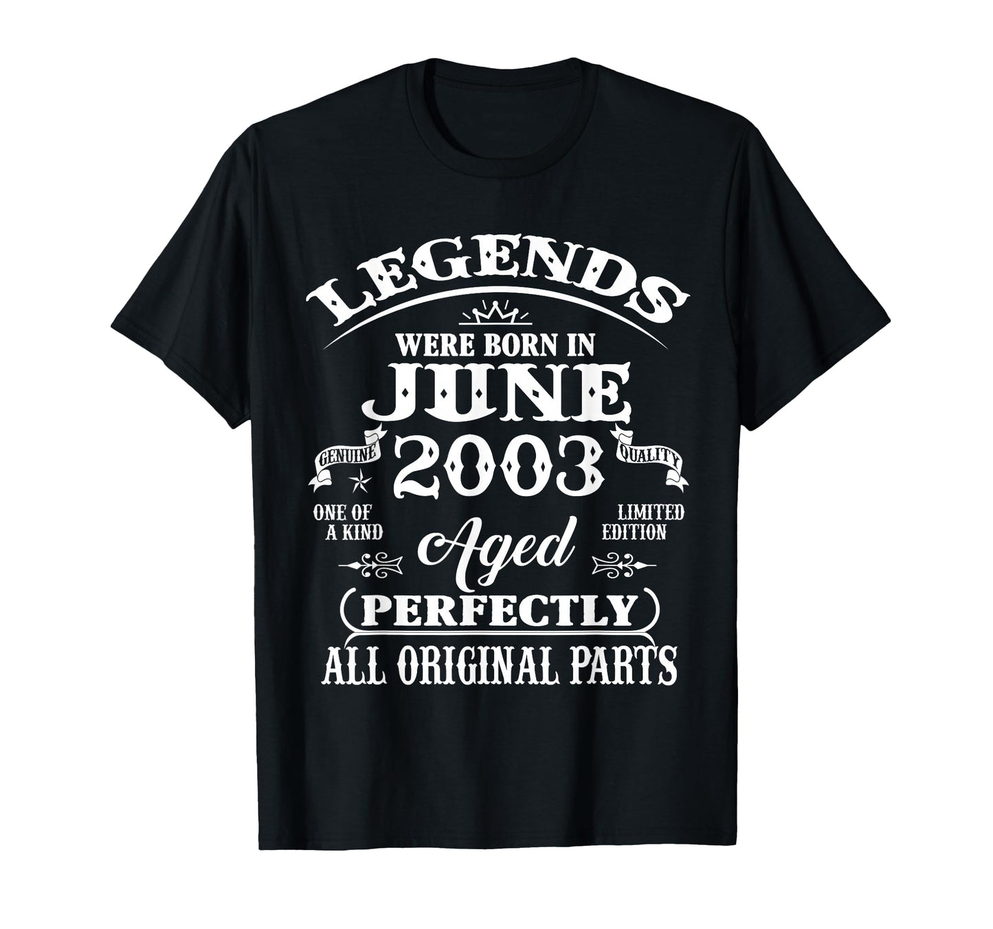 23Rd Birthday Gift Legend Born June T-Shirt - Streetwear Style Men Women - T-Shirt, Sweatshirt, Hoodie