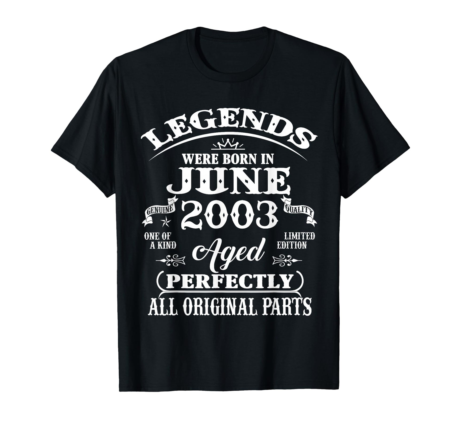 23Rd Birthday Gift Legend Born June T-Shirt - Streetwear Style Men Women - T-Shirt, Sweatshirt, Hoodie