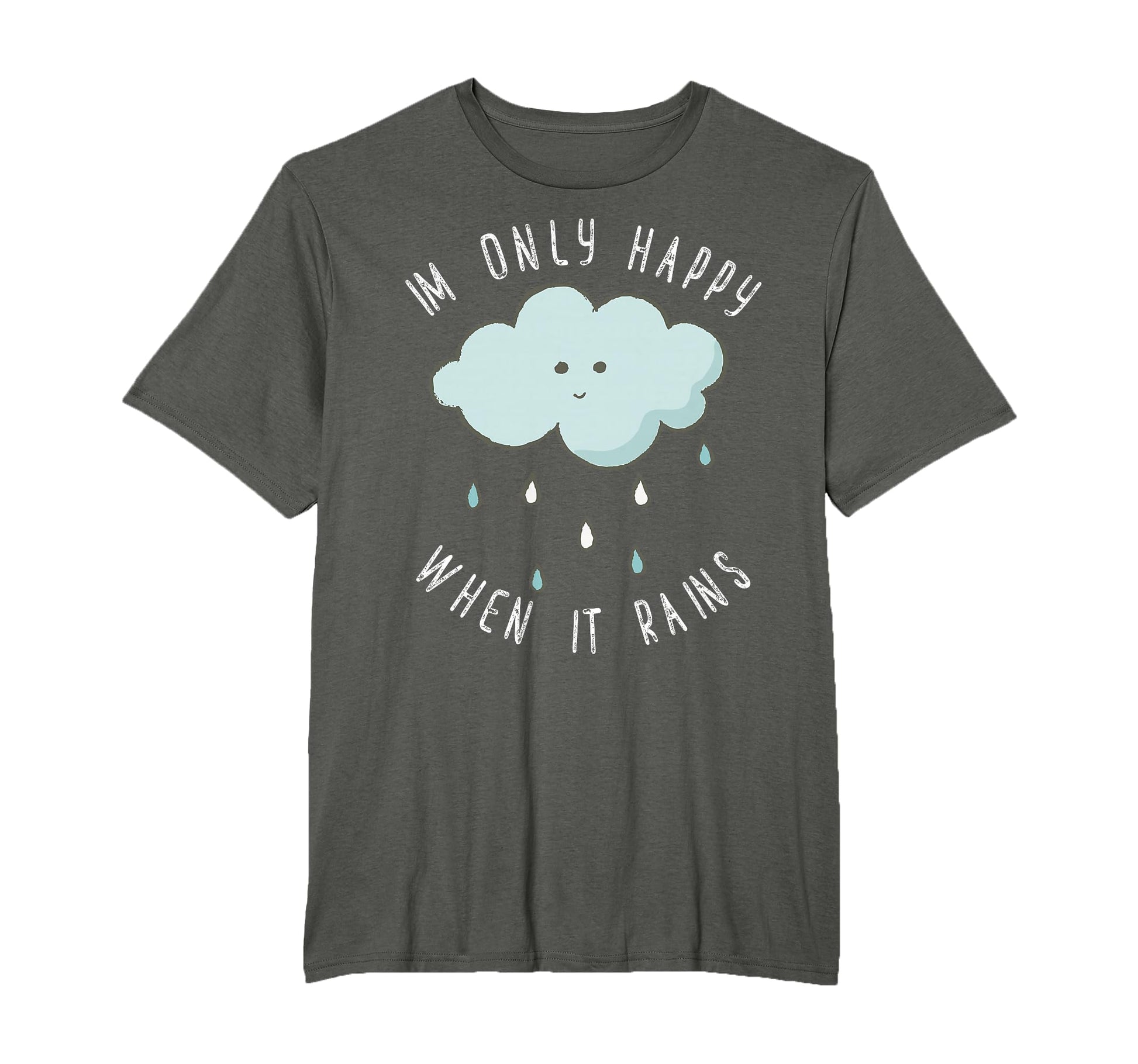 Rain Cloud Raindrops Funny Costume T-Shirt - Graphic Print for Adults - T-Shirt, Sweatshirt, Hoodie