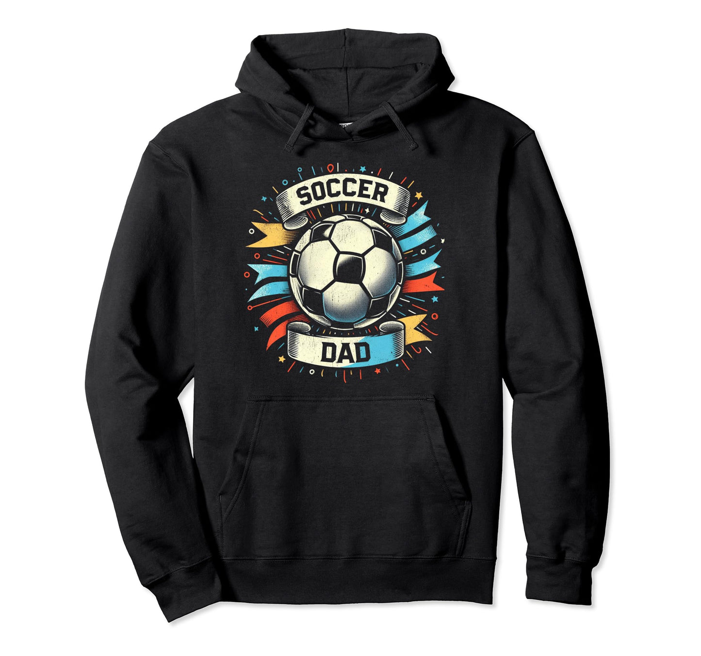 Soccer Dad Family Matching Dad Fathers Hoodie - Trendy Graphic Men Women - T-Shirt, Sweatshirt, Hoodie