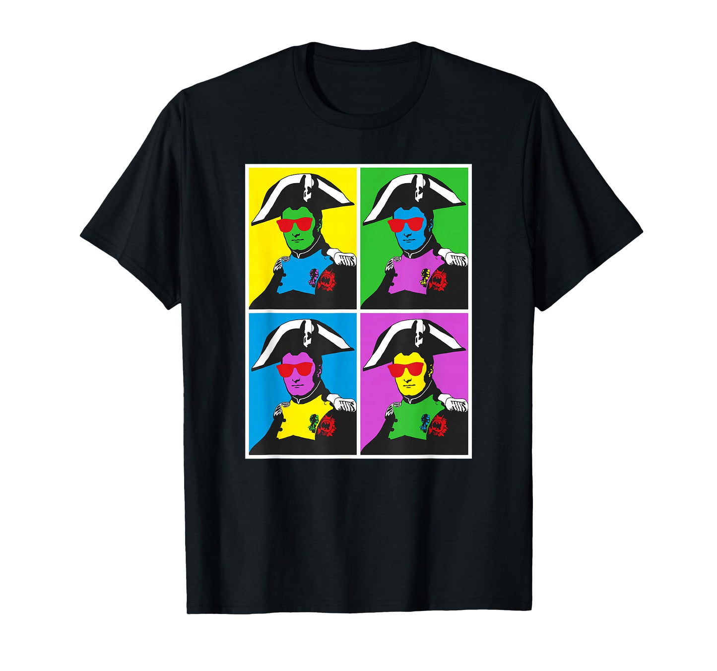 Napoleon Bonaparte Pop Art T-Shirt - Custom Art Print for Adults - T-Shirt, Sweatshirt, Hoodie