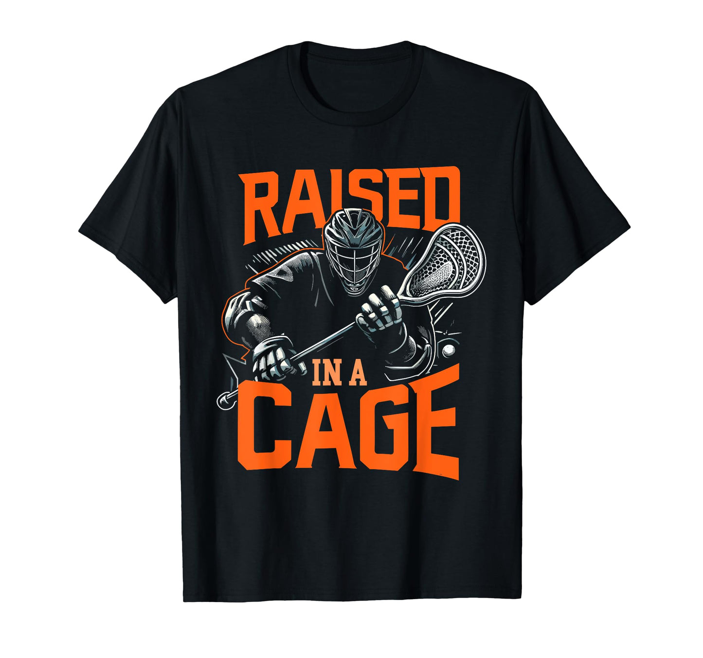 Goalkeeper Lax Goalie Lacrosse T-Shirt - Custom Art Print for Adults - T-Shirt, Sweatshirt, Hoodie