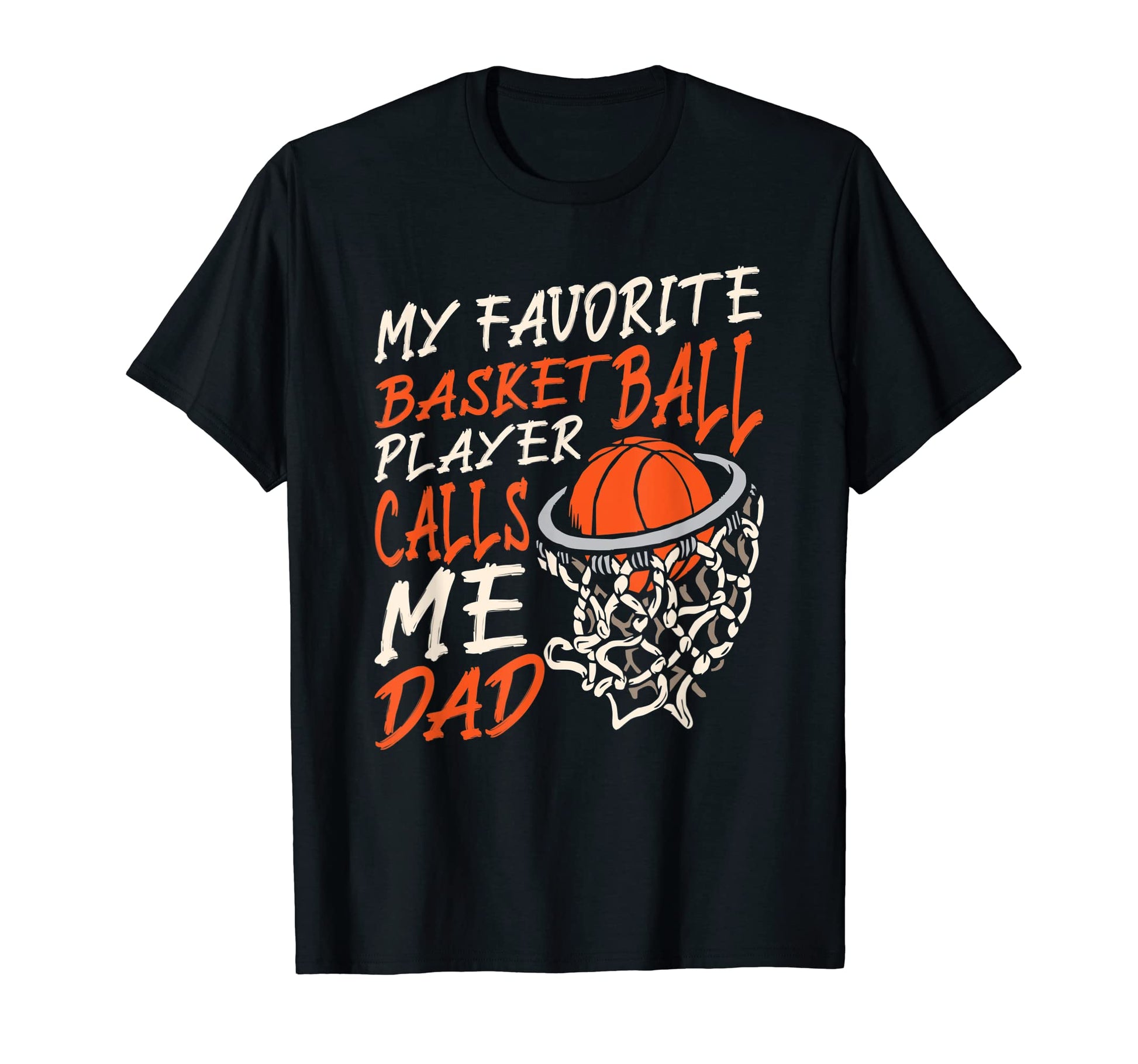 Mens Dad Basketball Player Fathers Day T-Shirt - Unique Graphic Unisex - T-Shirt, Sweatshirt, Hoodie