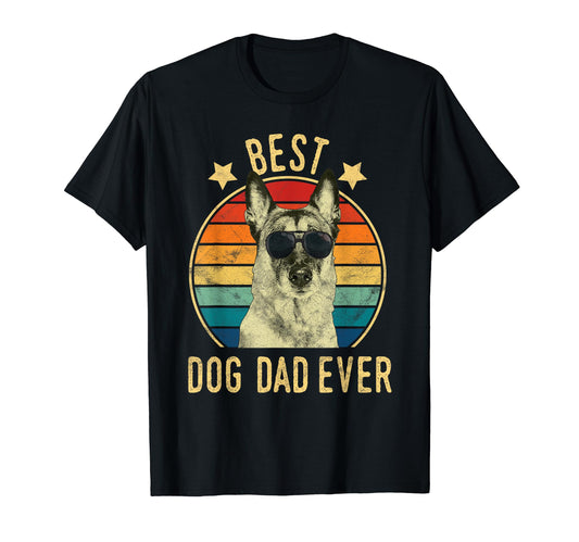 Best Dog Dad Ever Belgian T-Shirt - Casual Everyday Wear for Adults - T-Shirt, Sweatshirt, Hoodie