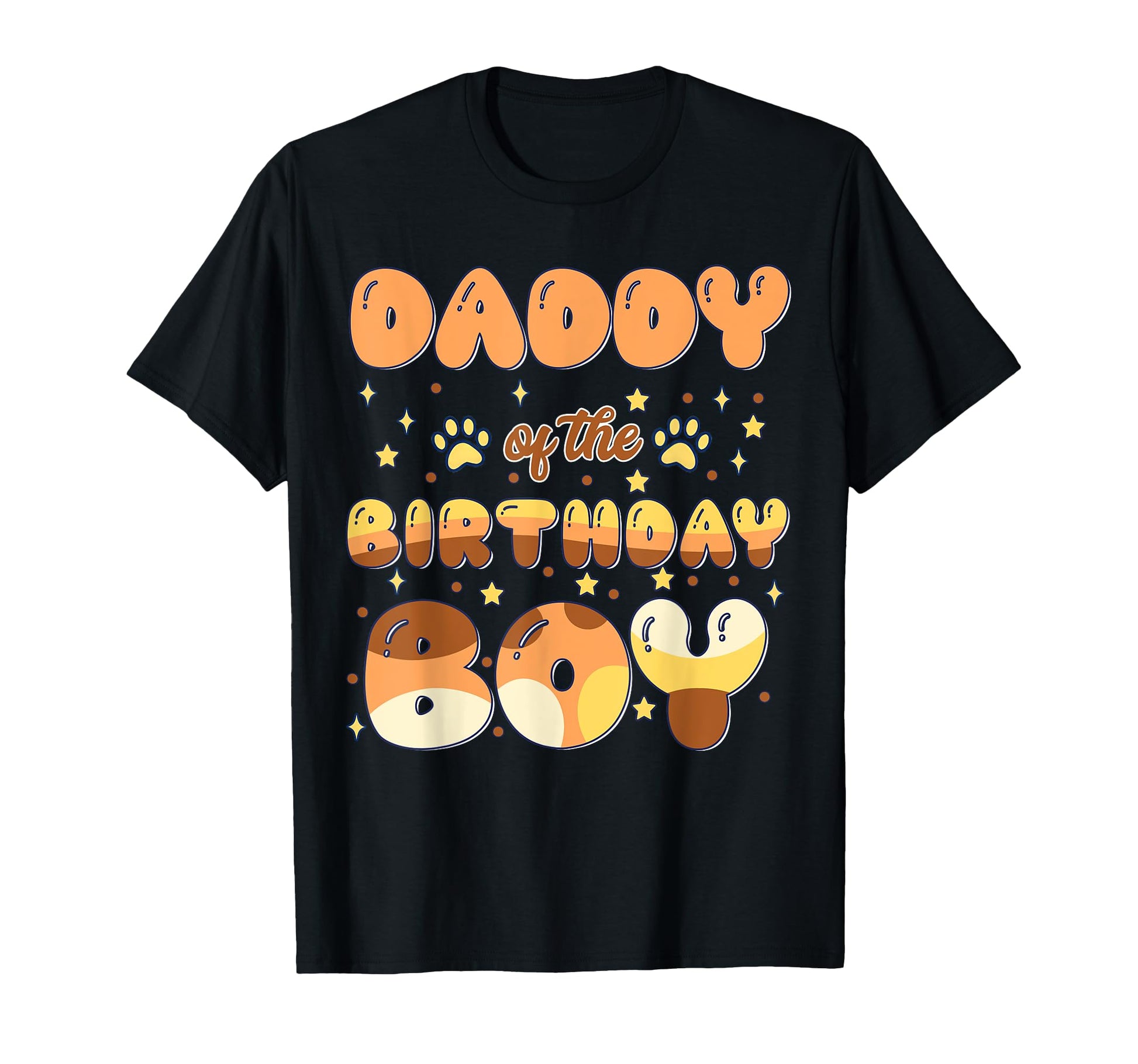Daddy Bday Blue Dog Theme Party Family T-Shirt - Trendy Graphic for Adults - T-Shirt, Sweatshirt, Hoodie