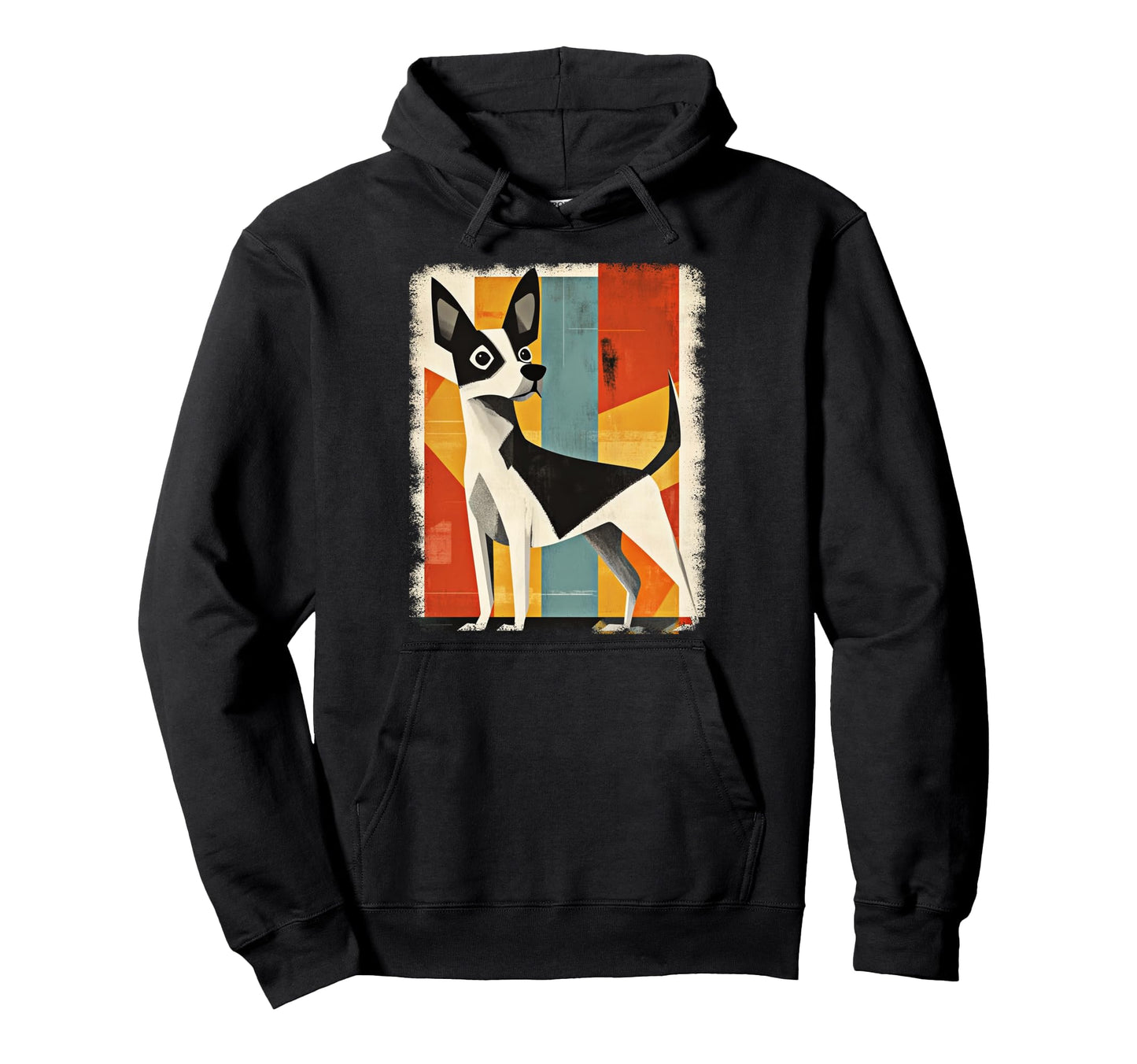 Mid Century Modern Dogs 50S 60S Hoodie - Graphic Print Unisex - T-Shirt, Sweatshirt, Hoodie
