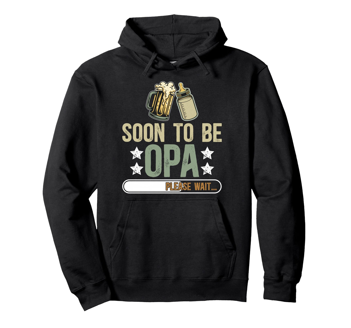 Soon To Be Opa Promoted To Opa Future Opa Hoodie - Custom Art Print Unisex - T-Shirt, Sweatshirt, Hoodie