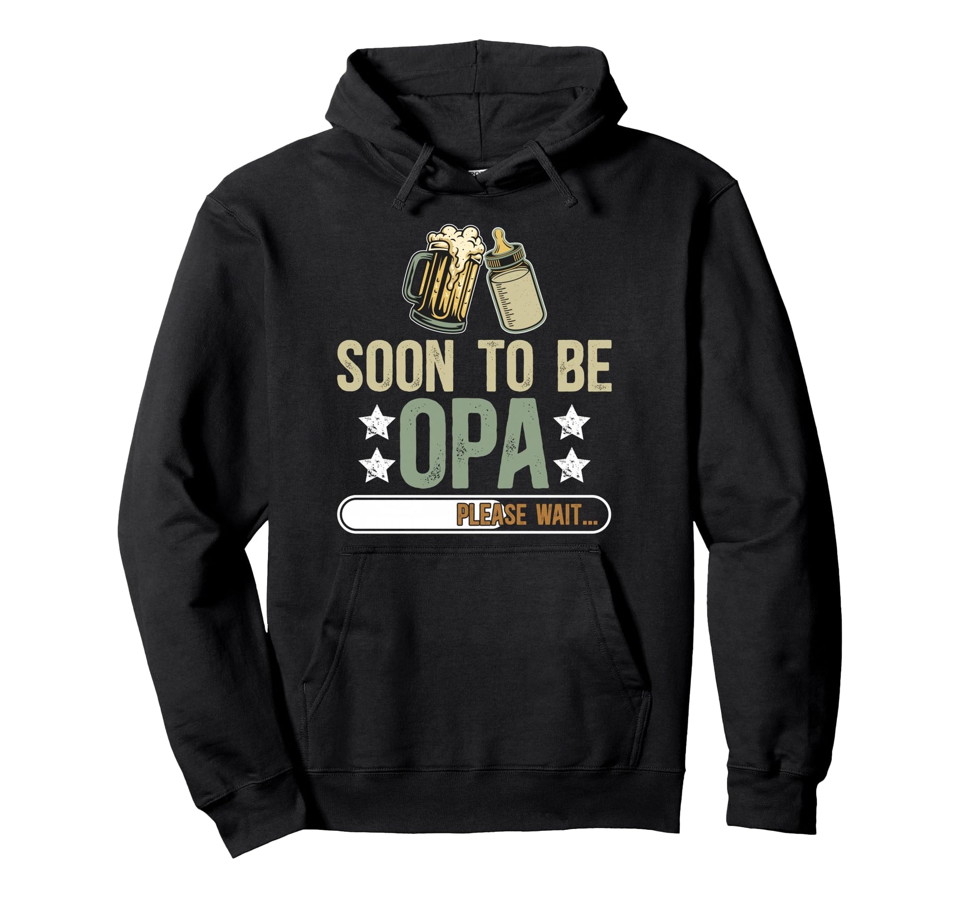 Soon To Be Opa Promoted To Opa Future Opa Hoodie - Custom Art Print Unisex - T-Shirt, Sweatshirt, Hoodie