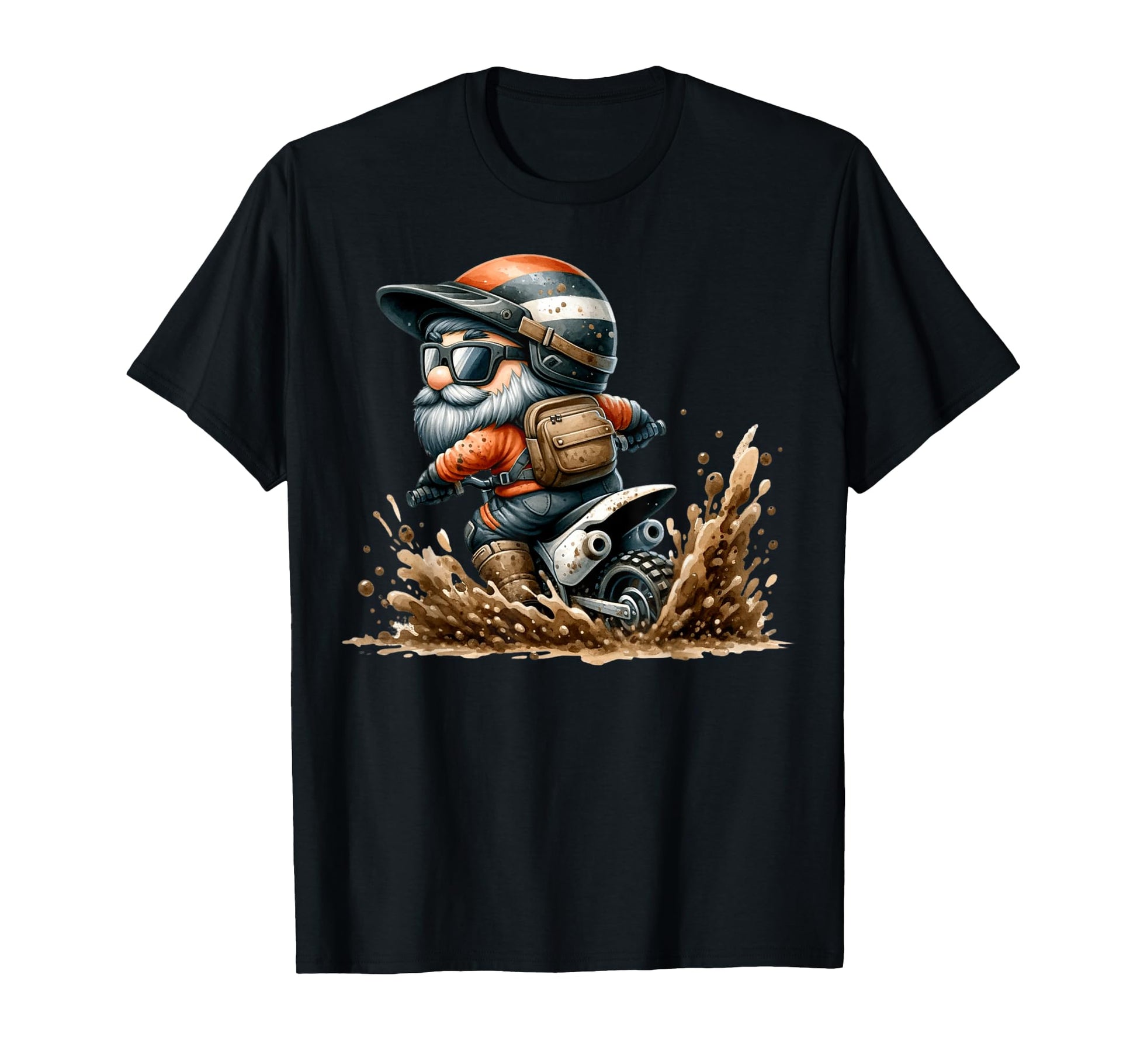 Motocross Gnome Dad And Who Loves Dirt T-Shirt - Graphic Print Men Women - T-Shirt, Sweatshirt, Hoodie
