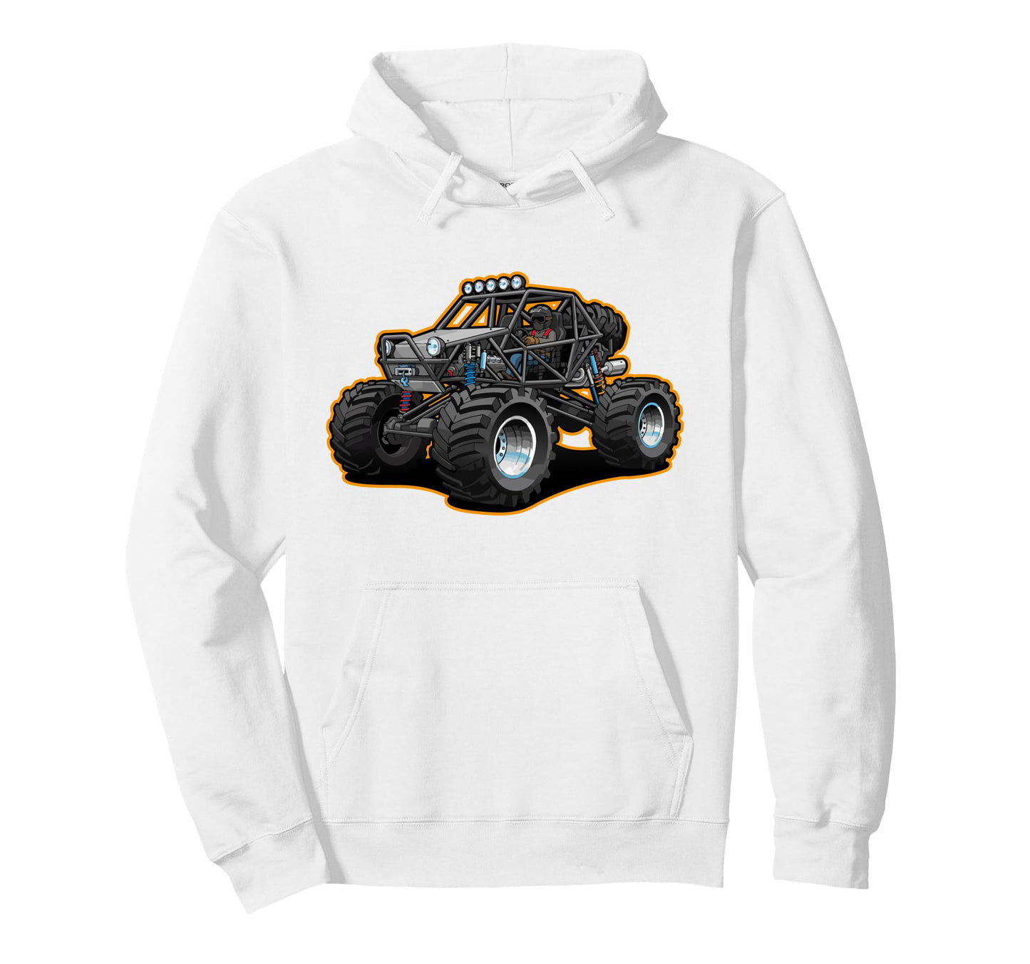 Offroad 4X4 Side Side Atv Utv Cartoon Hoodie - Unique Graphic Unisex - T-Shirt, Sweatshirt, Hoodie