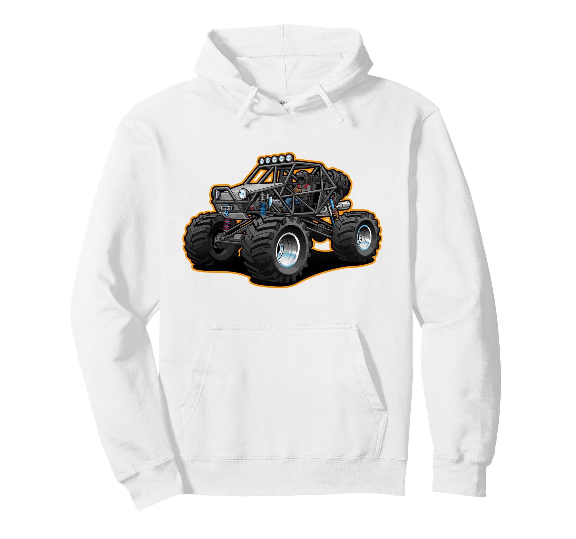 Offroad 4X4 Side Side Atv Utv Cartoon Hoodie - Unique Graphic Unisex - T-Shirt, Sweatshirt, Hoodie