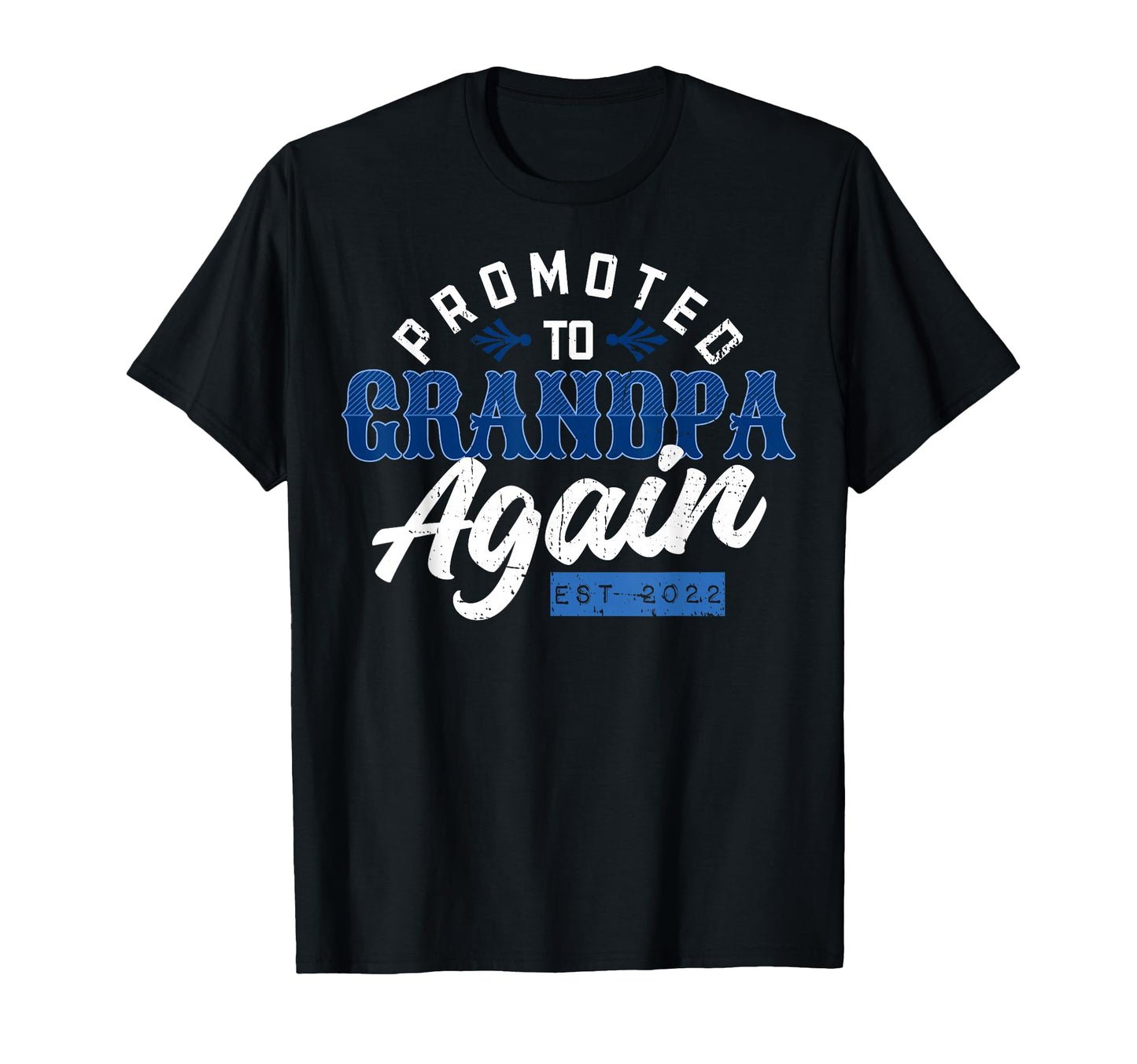 Promoted To Grandpa Again Pregnancy T-Shirt - Aesthetic Graphic Unisex - T-Shirt, Sweatshirt, Hoodie