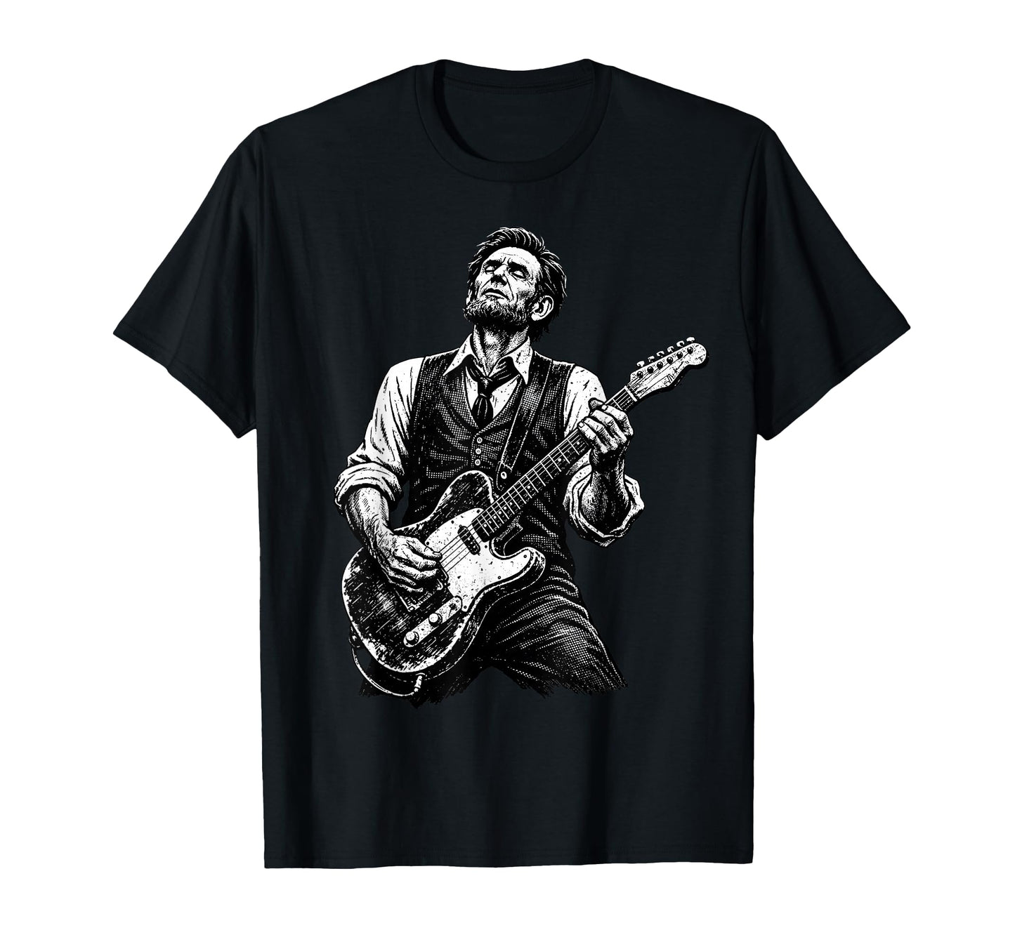 President Abraham Lincoln Playing Guitar T-Shirt - Unique Graphic Unisex - T-Shirt, Sweatshirt, Hoodie
