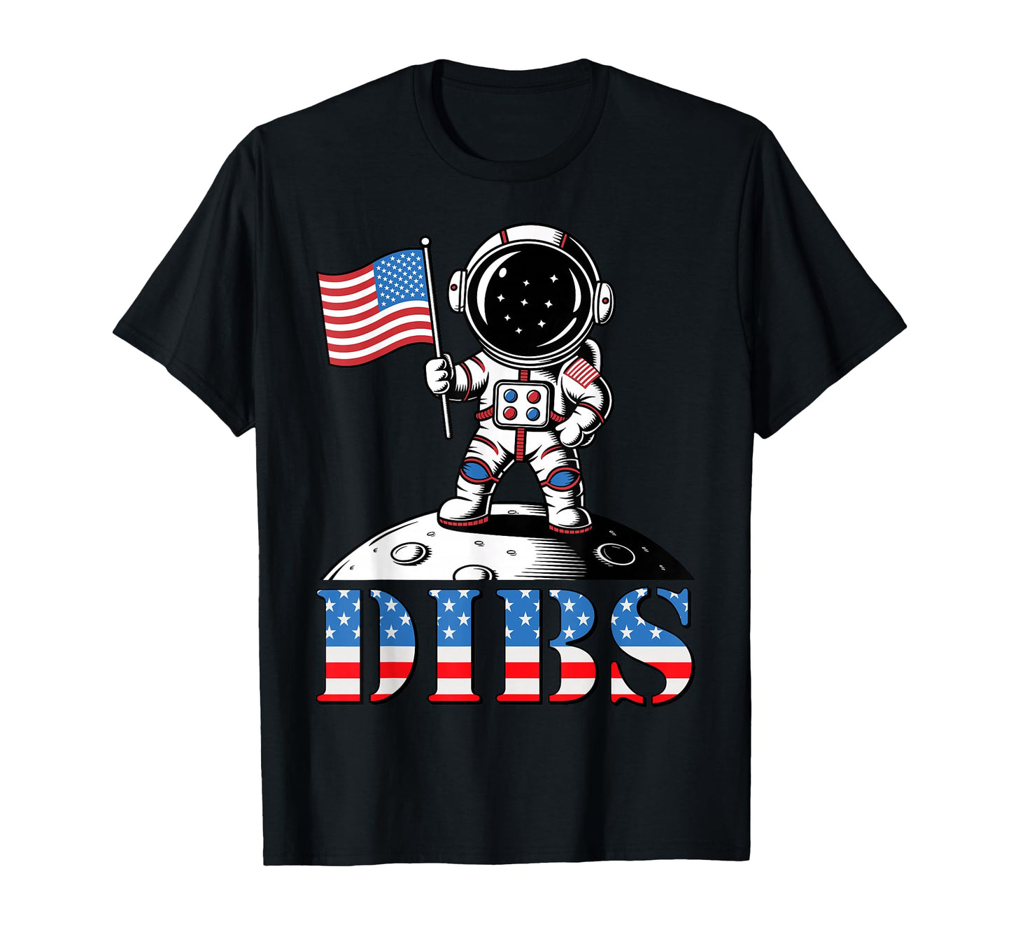 4Th July Dibs American Flag Usa T-Shirt - Fun Novelty Design for Adults - T-Shirt, Sweatshirt, Hoodie