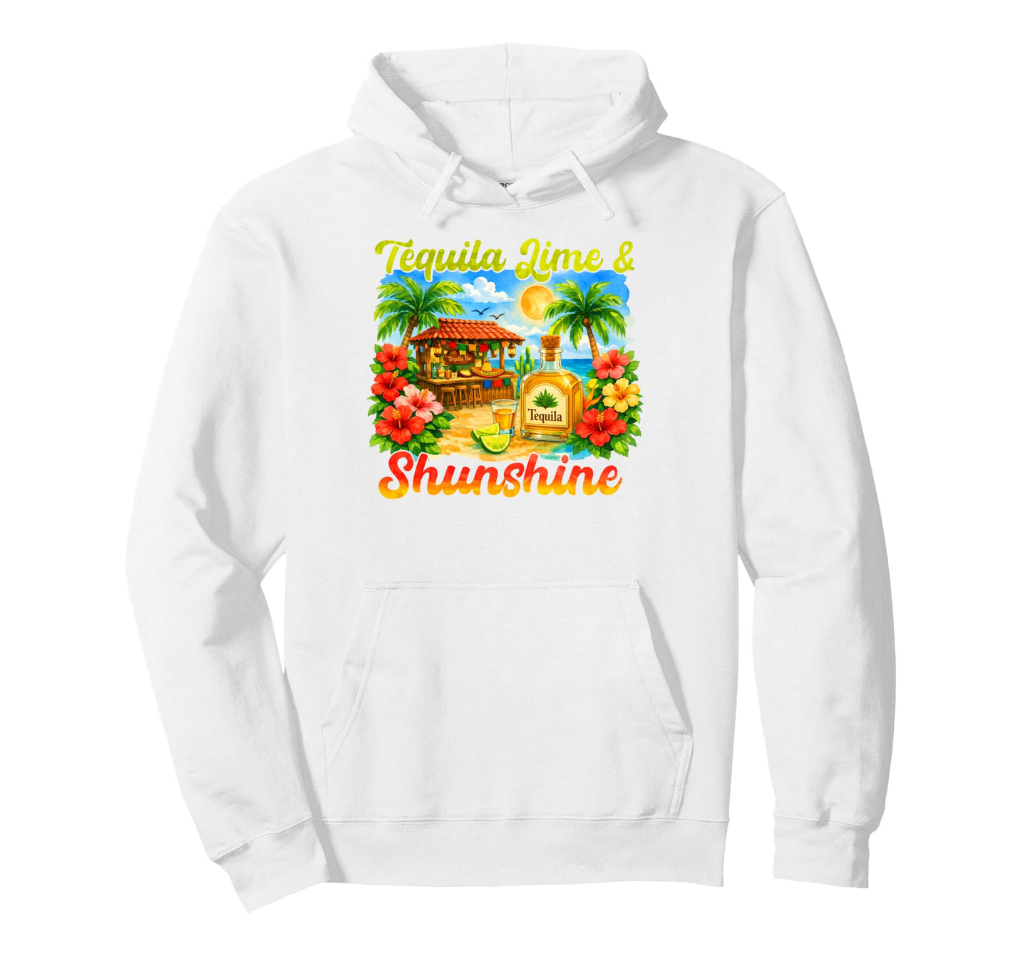 Tequila Lime And Sunshine Family Hoodie - Aesthetic Graphic Men Women - T-Shirt, Sweatshirt, Hoodie