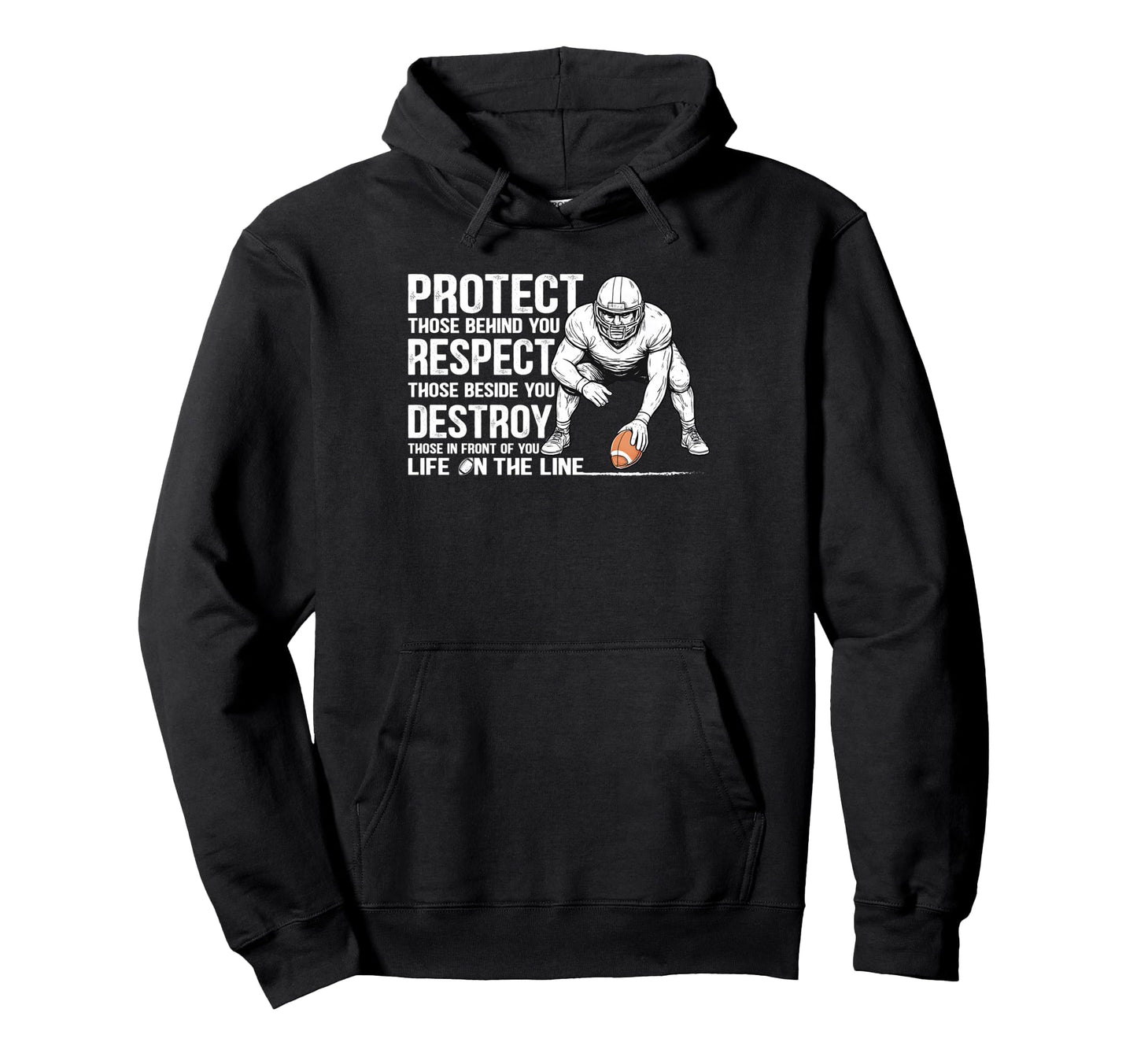 Protect Respect Destroy Offensive Hoodie - Trendy Graphic Men Women - T-Shirt, Sweatshirt, Hoodie