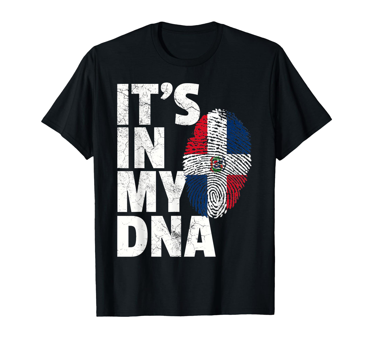 Its My Dna Dominican Republic Flag T-Shirt - Unique Graphic Men Women - T-Shirt, Sweatshirt, Hoodie