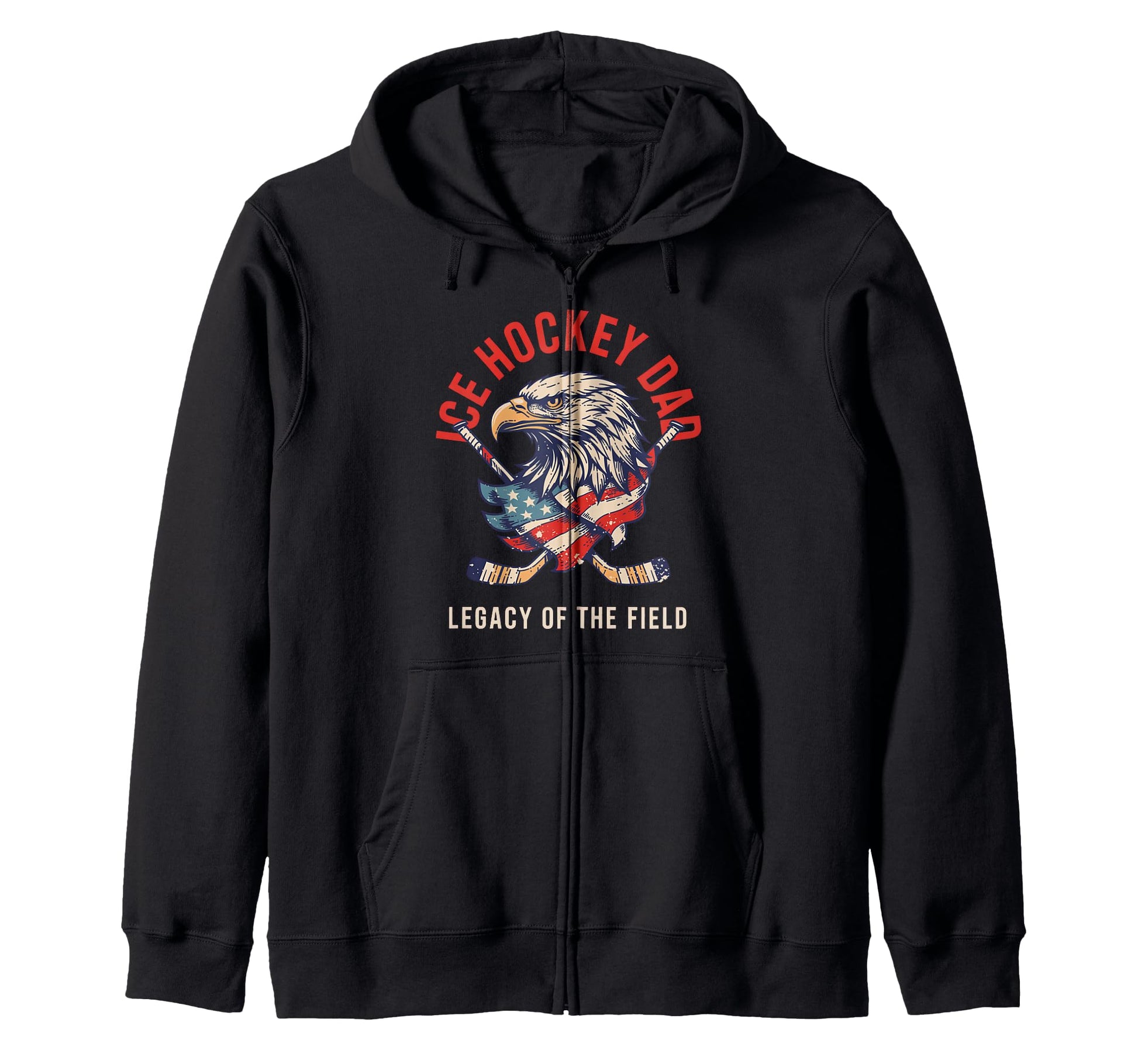 Patriotic Proud Us American Fathers Hoodie - Fun Novelty Design for Adults - T-Shirt, Sweatshirt, Hoodie