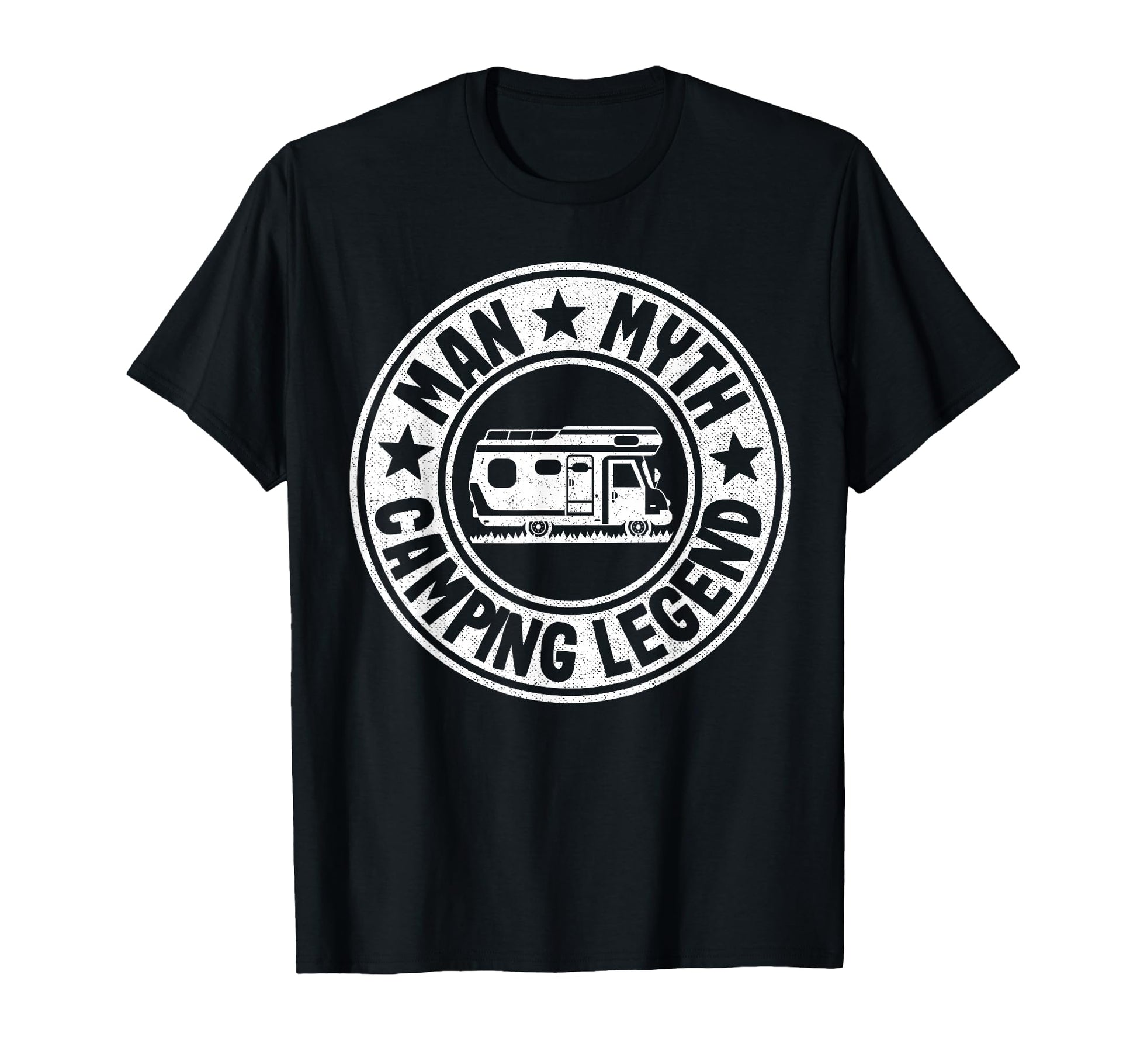 Myth Camping Legend Rv Camper Dad T-Shirt - Fun Novelty Design Unisex - T-Shirt, Sweatshirt, Hoodie