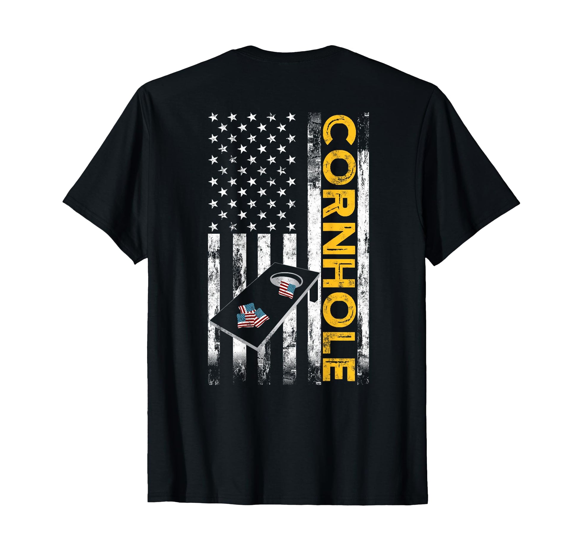 Patriotic Cornhole Player Usa T-Shirt - Fun Novelty Design for Adults - T-Shirt, Sweatshirt, Hoodie